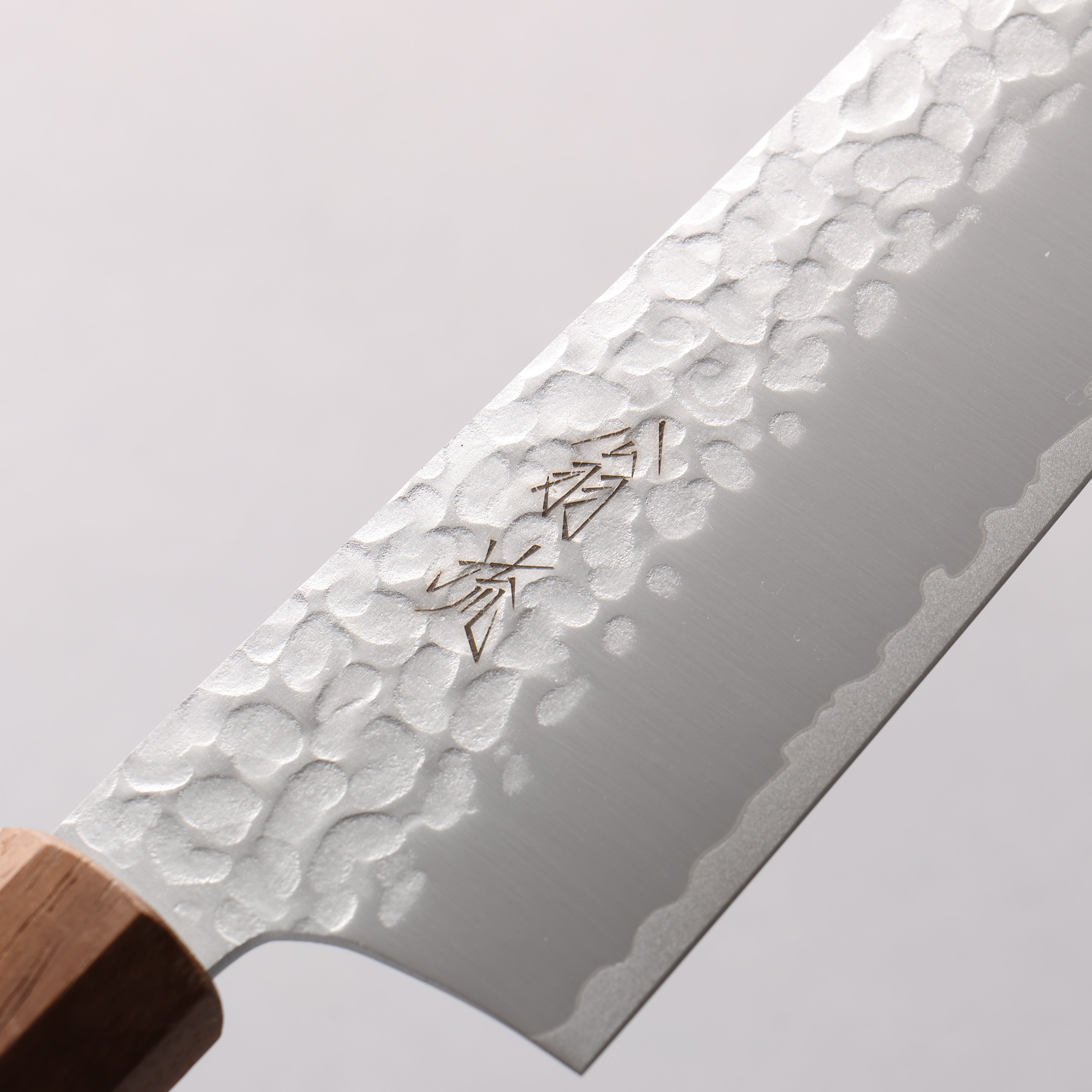 翁流 VG10 鎚目 切付牛刀 180mm 核桃木 握把