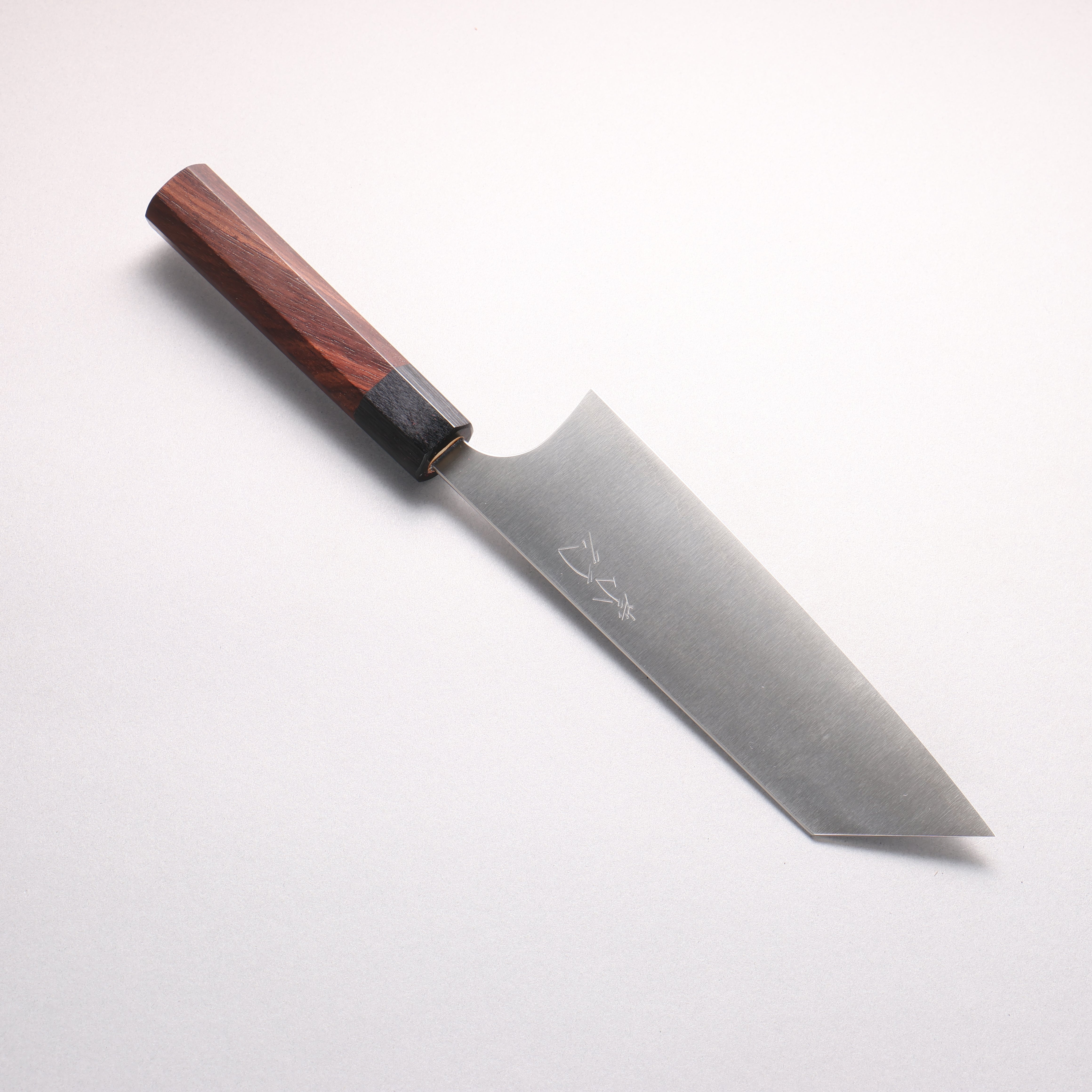 柴田崇行 甲鐵 SG2 文化刀 180mm 紫檀木（口輪：黑合成木） 握把