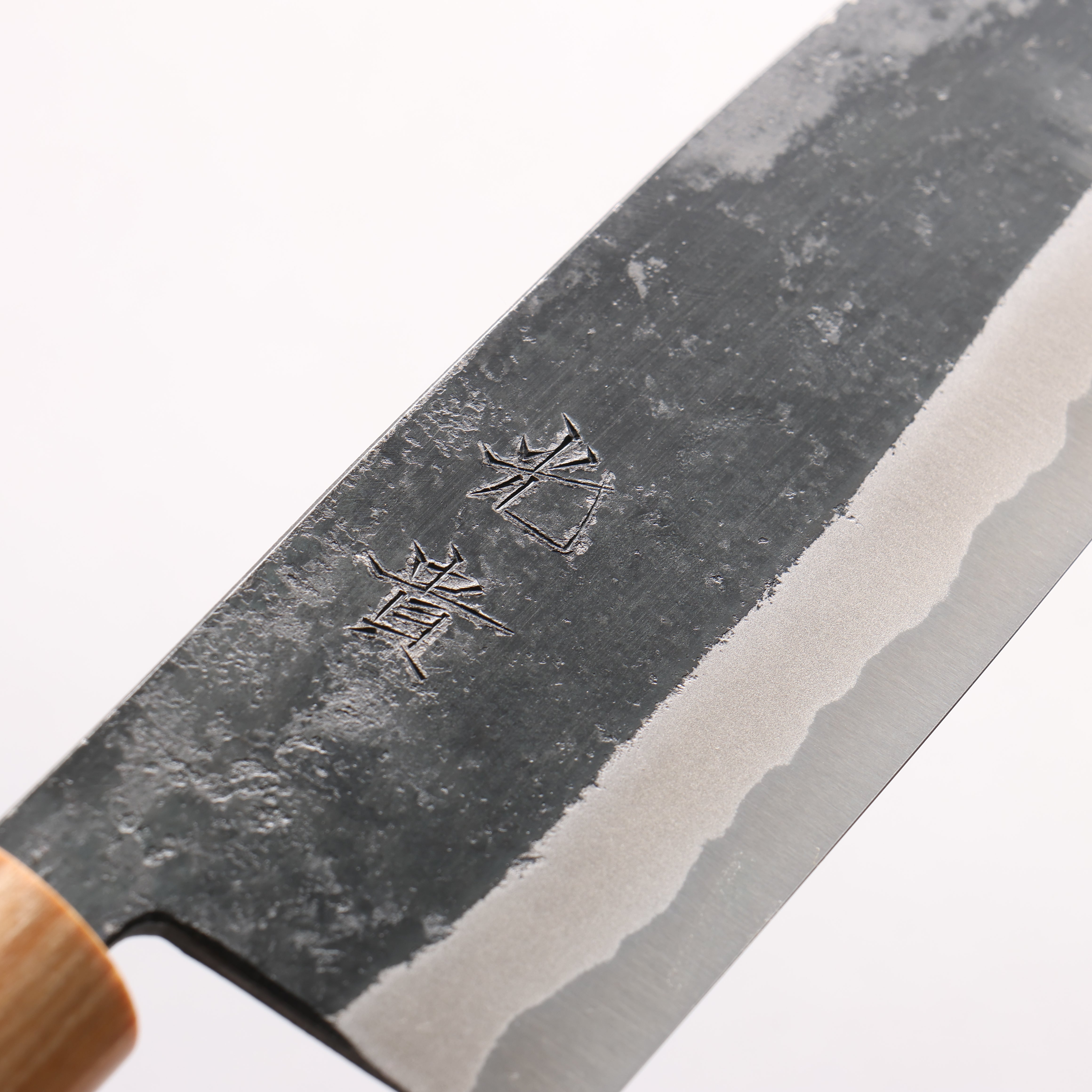 光貴 青鋼二號 黑打 三德刀 180mm 美國櫻桃木 握把