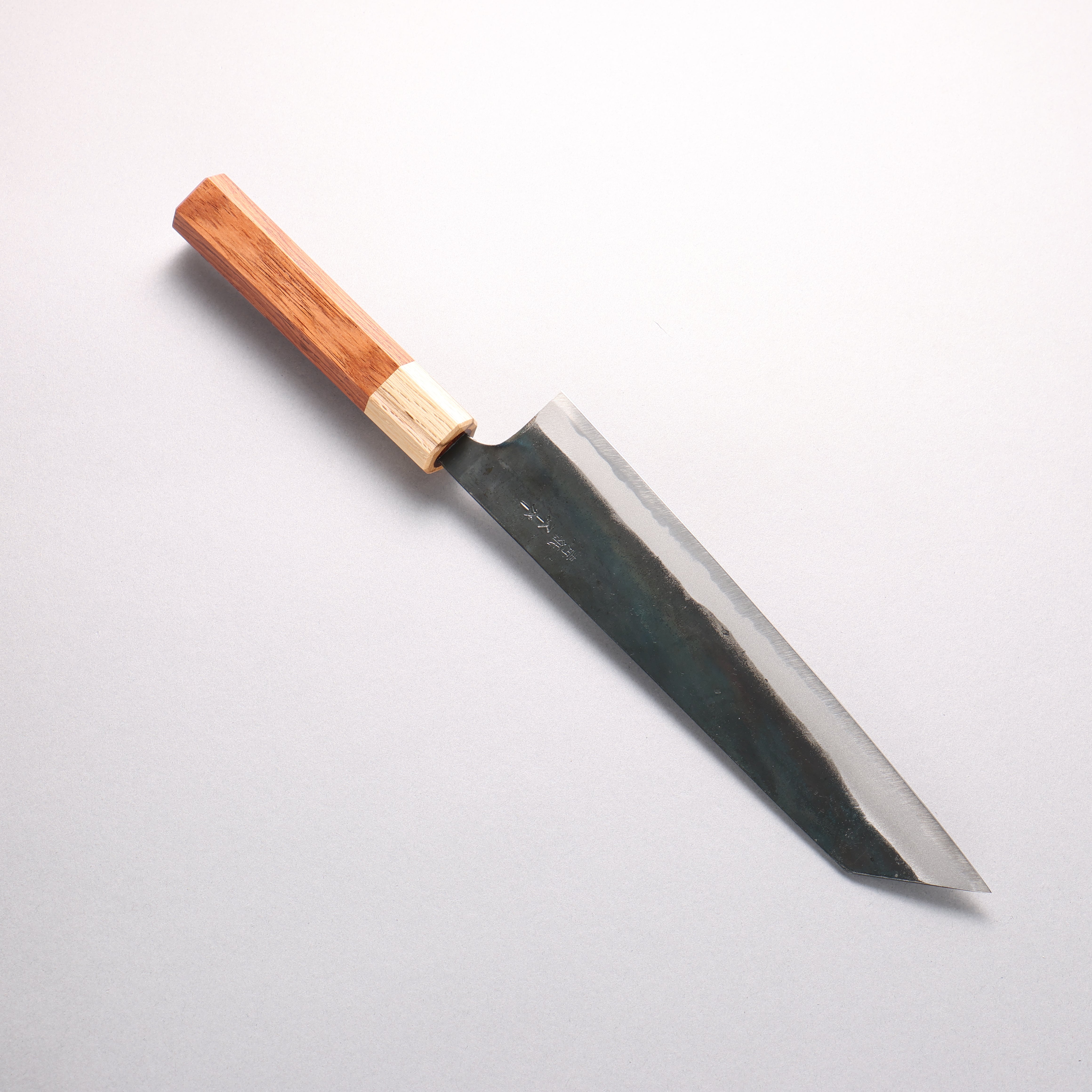 清助 超級青鋼 黑打 切付牛刀 210mm 紫檀木（口輪：樫） 握把