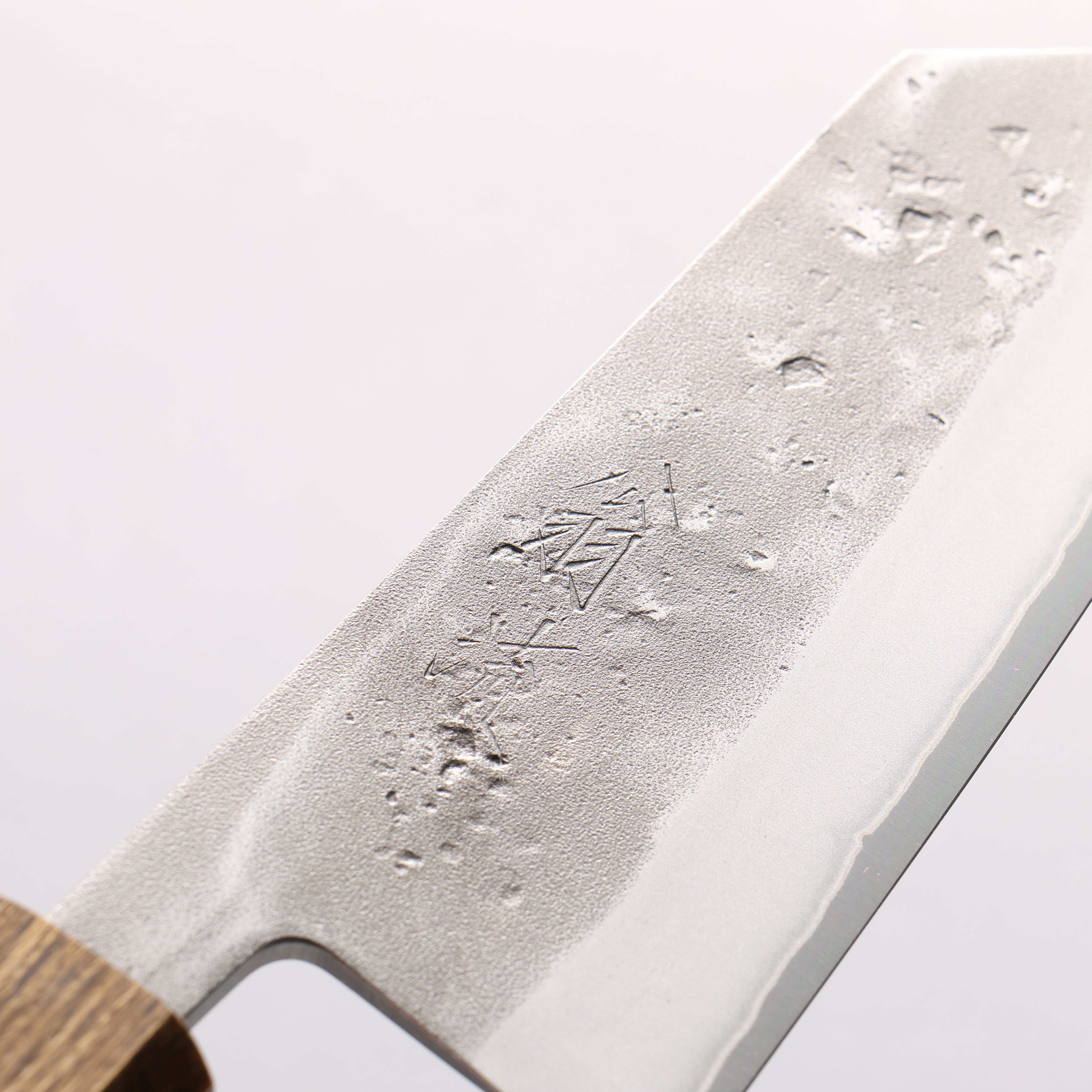 翁流 SLD 鋼 梨地 小文化刀 125mm 櫧木（煙黑） 握把