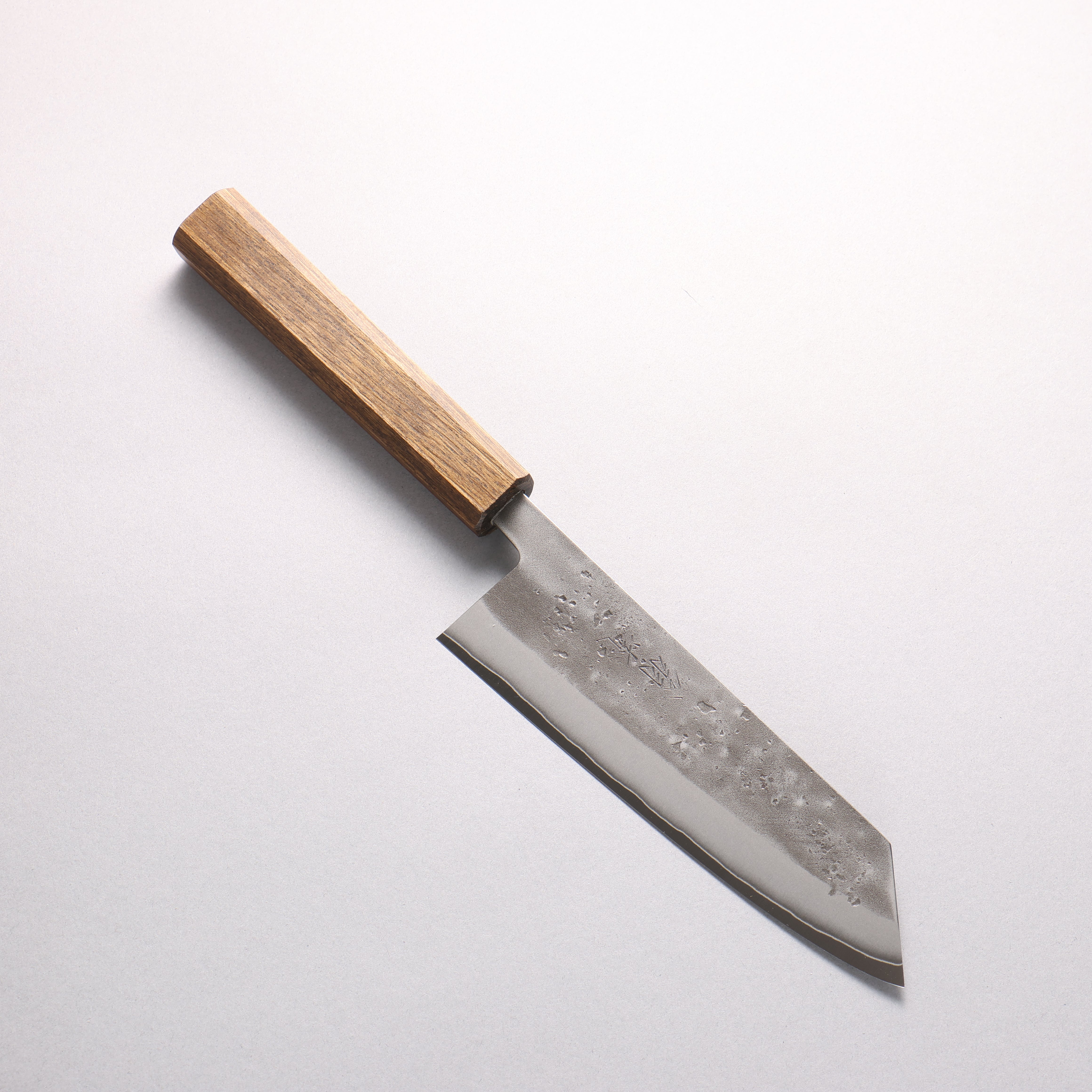 翁流 SLD 鋼 梨地 文化刀 170mm 櫧木（煙黑） 握把