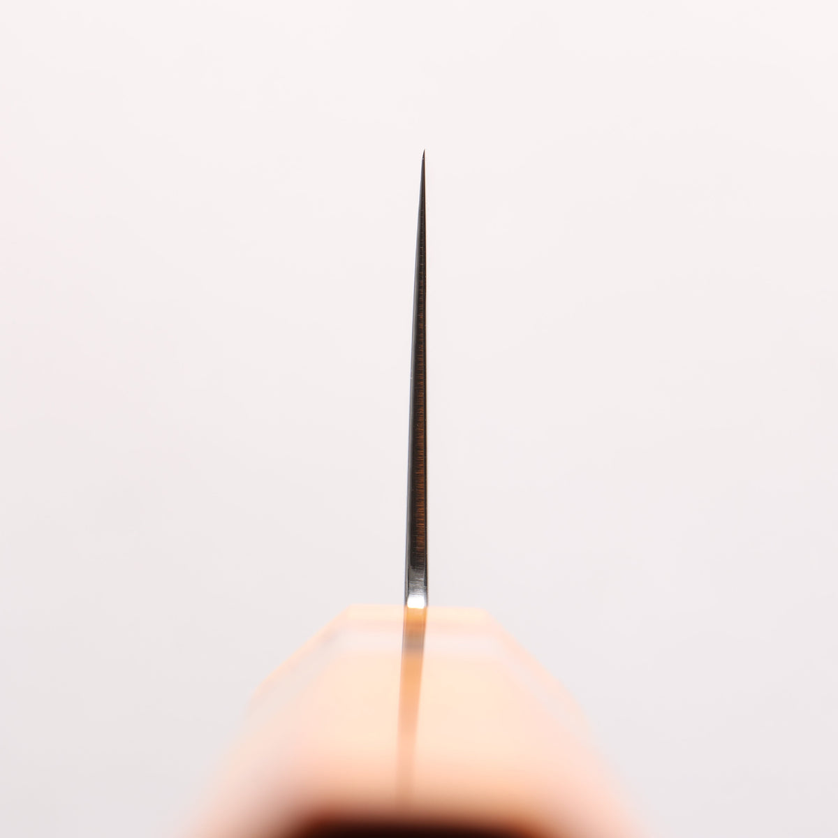 寬丈 SG2 大馬士革紋 打磨處理 三德刀 180mm 棕色穩定木 (銀環) 握把