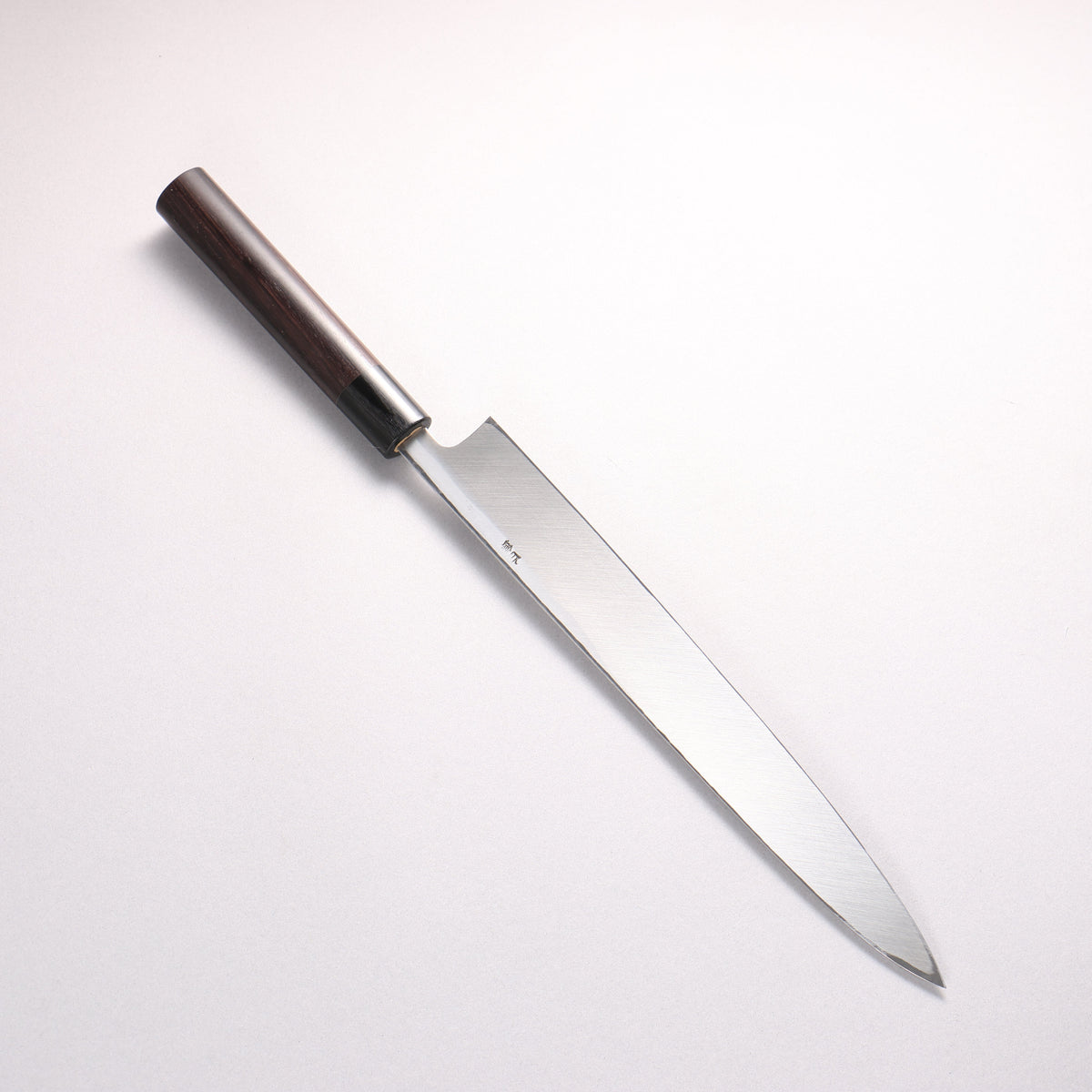 清助 白鋼 霞研 柳刃 270mm 紫檀木 握把 - 清助刃物