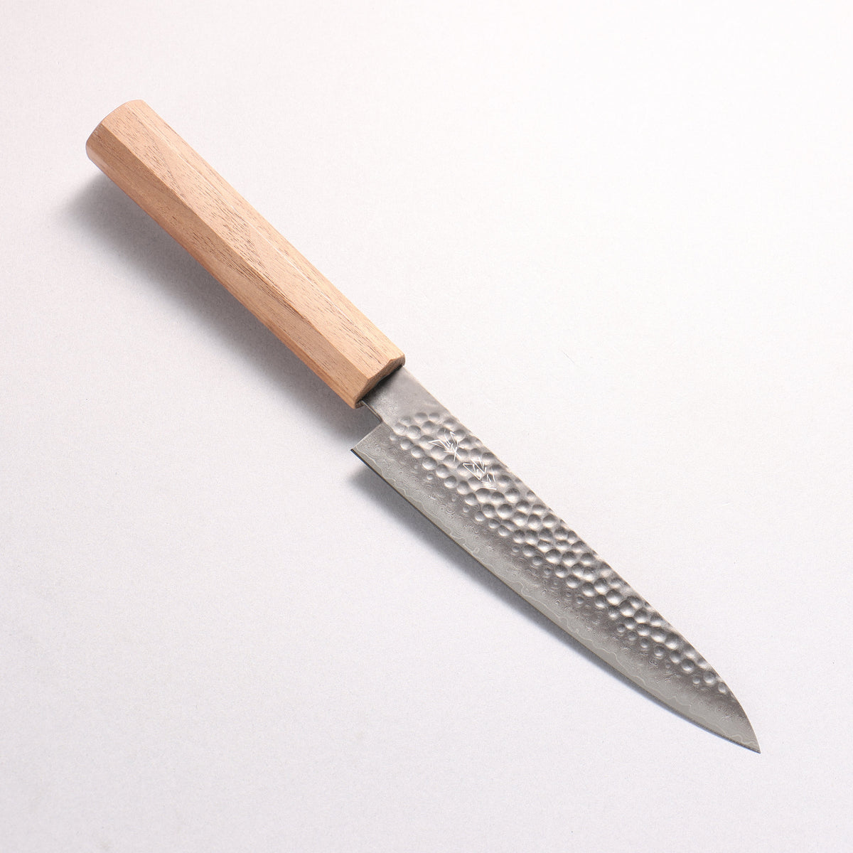 翁流 VG10 鎚目 大馬士革紋 黑染 多用途小刀 150mm 核桃木 握把