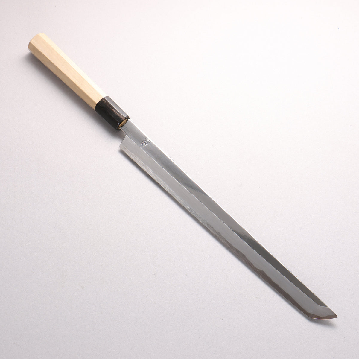 重陽 青鋼一號 鏡面處理 先丸蛸引 300mm 木蘭 握把 - 清助刃物