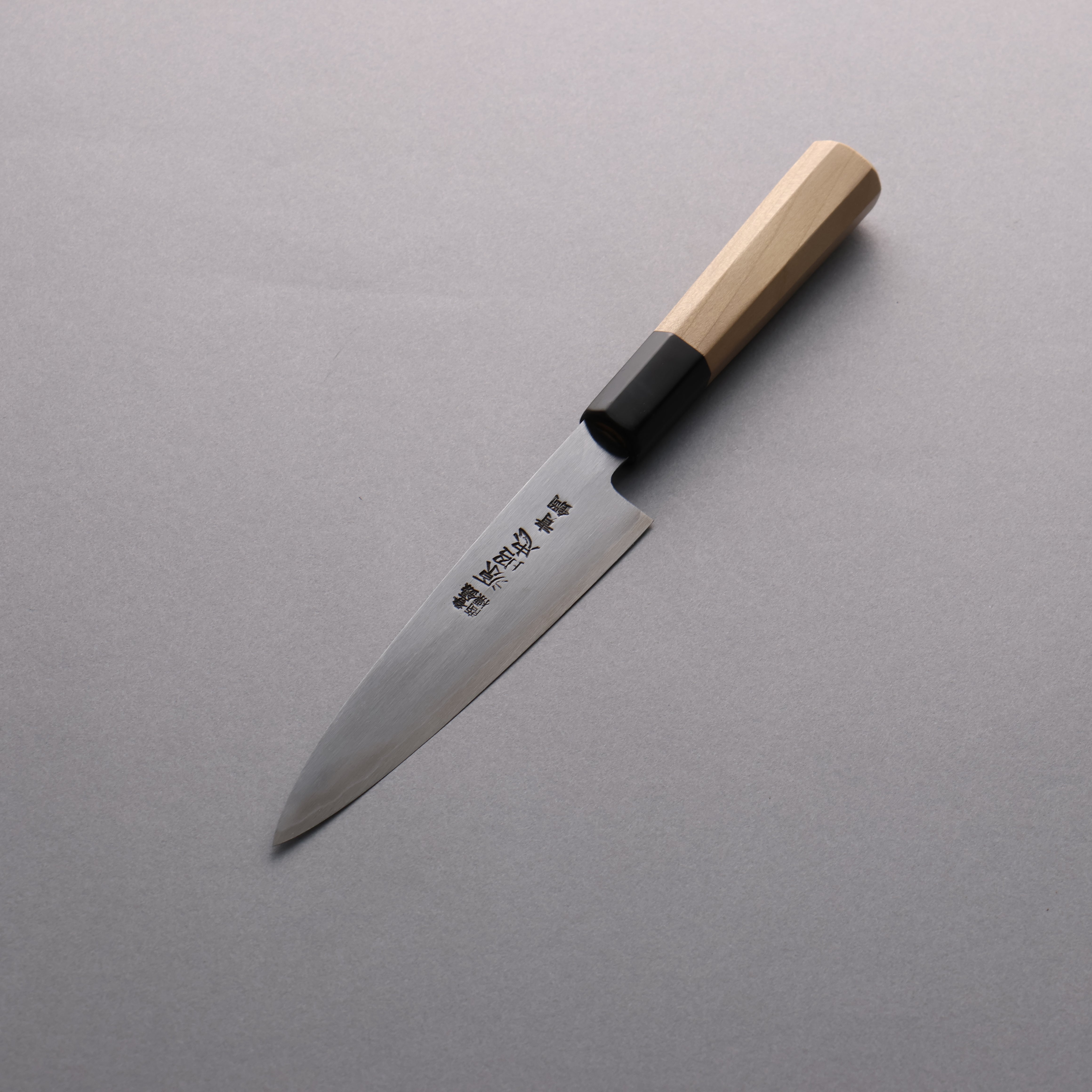 源 昭忠 青鋼 多用途小刀 150mm 木蘭 握把 - 清助刃物