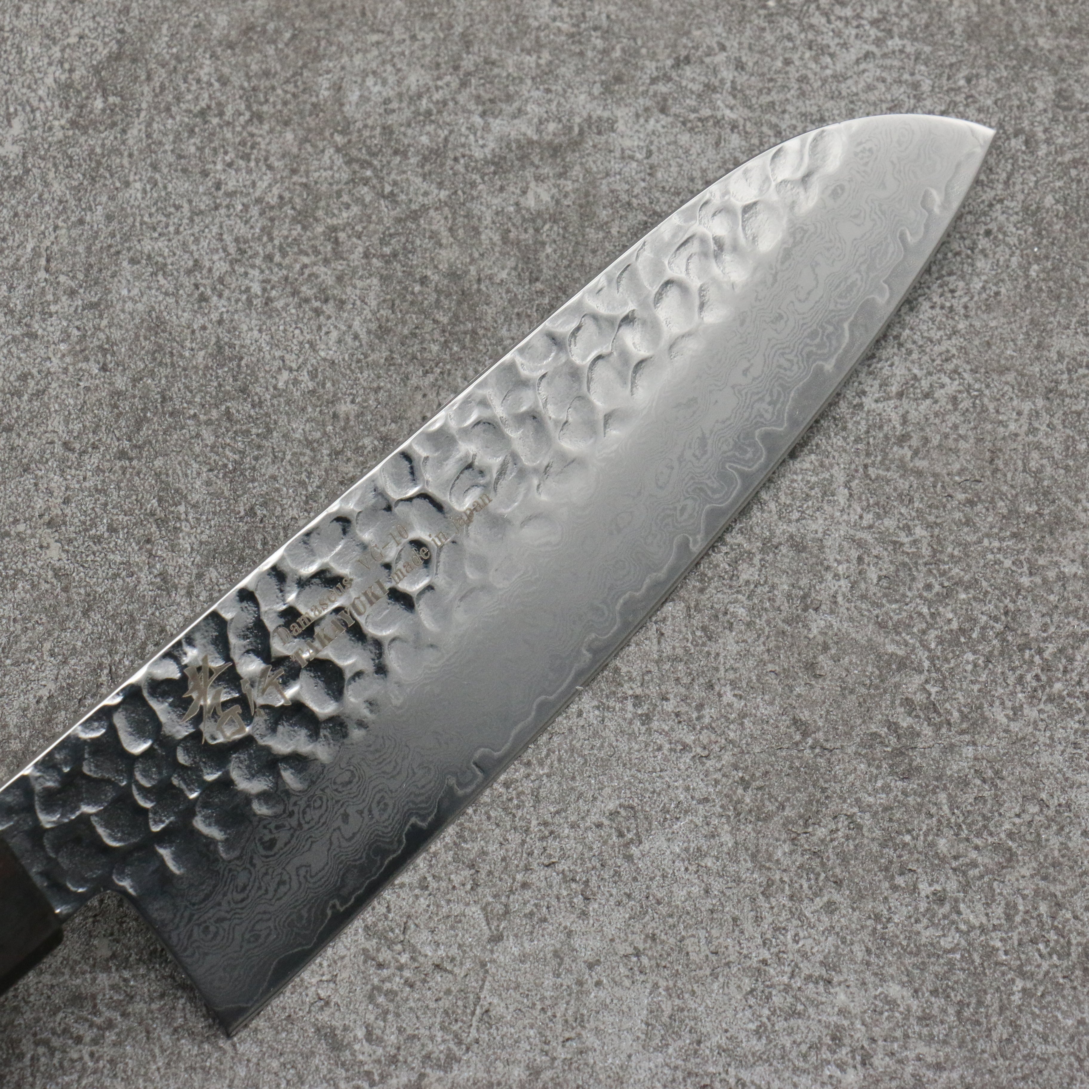 堺 孝行 VG10 33層 大馬士革紋 三德刀 日本刀 170mm 山櫻握把 - 清助刃物