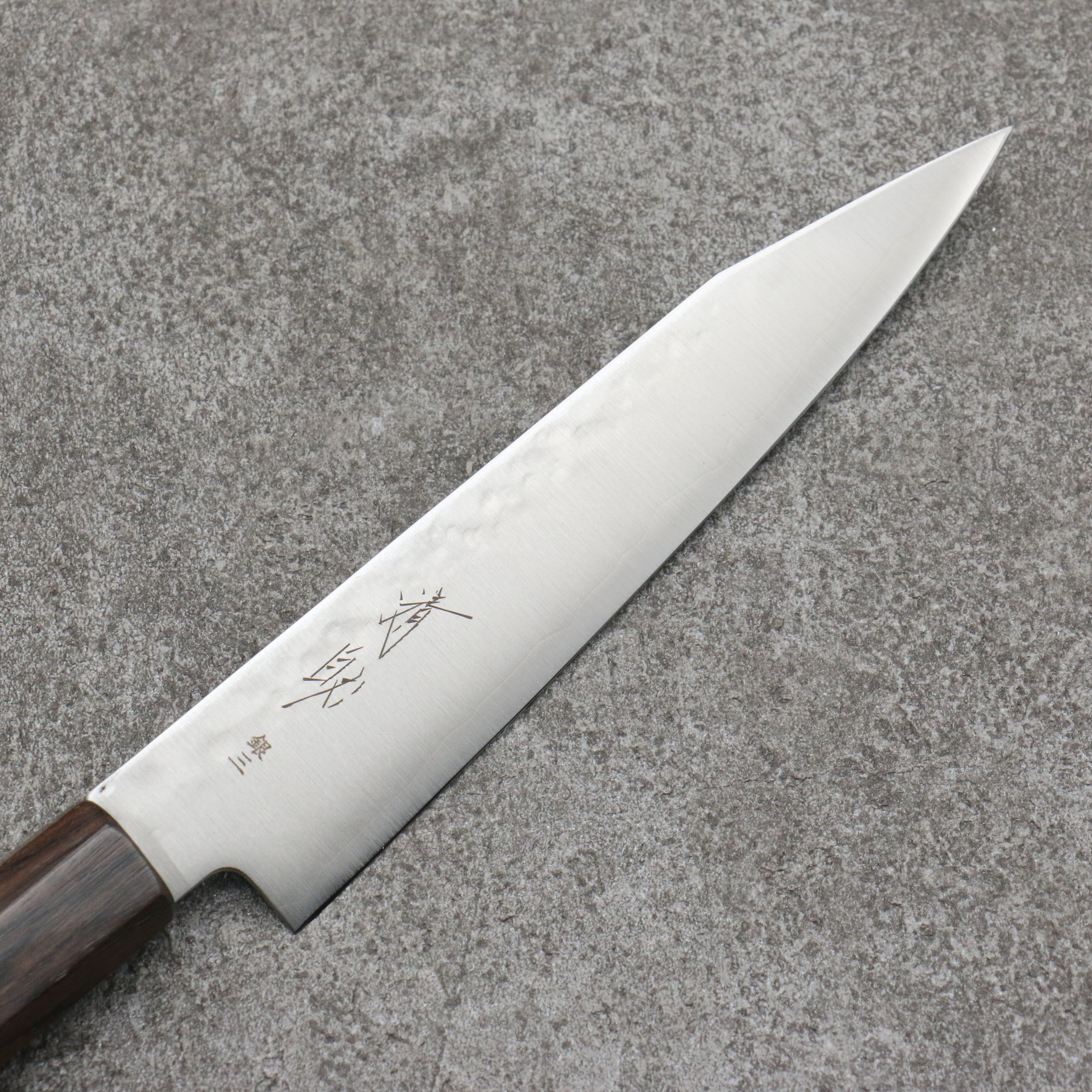 清助 銀三鋼 切付多用途小刀 150mm 黑檀 握把 - 清助刃物