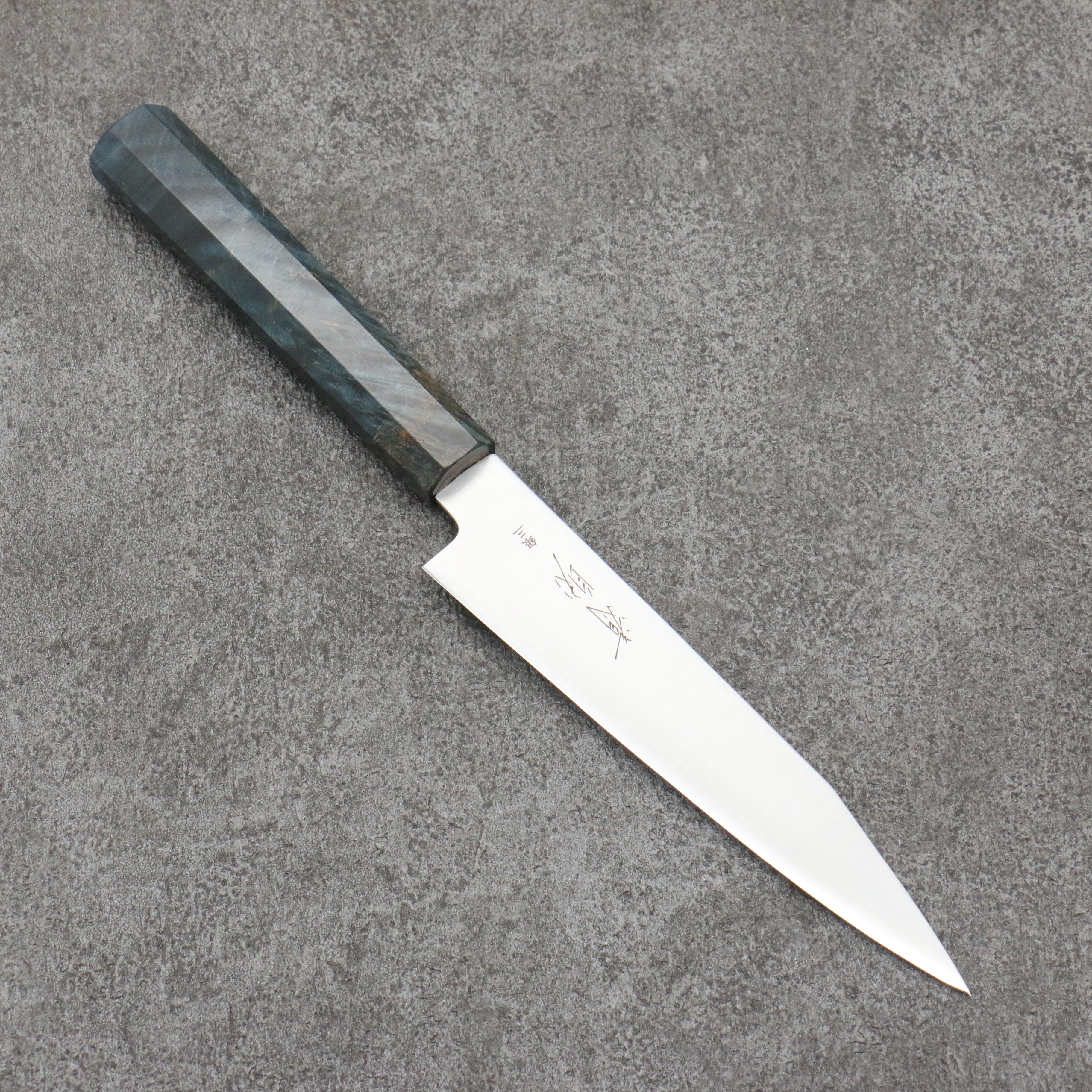 清助 銀三鋼 切付多用途小刀 150mm 穩定木 握把 - 清助刃物