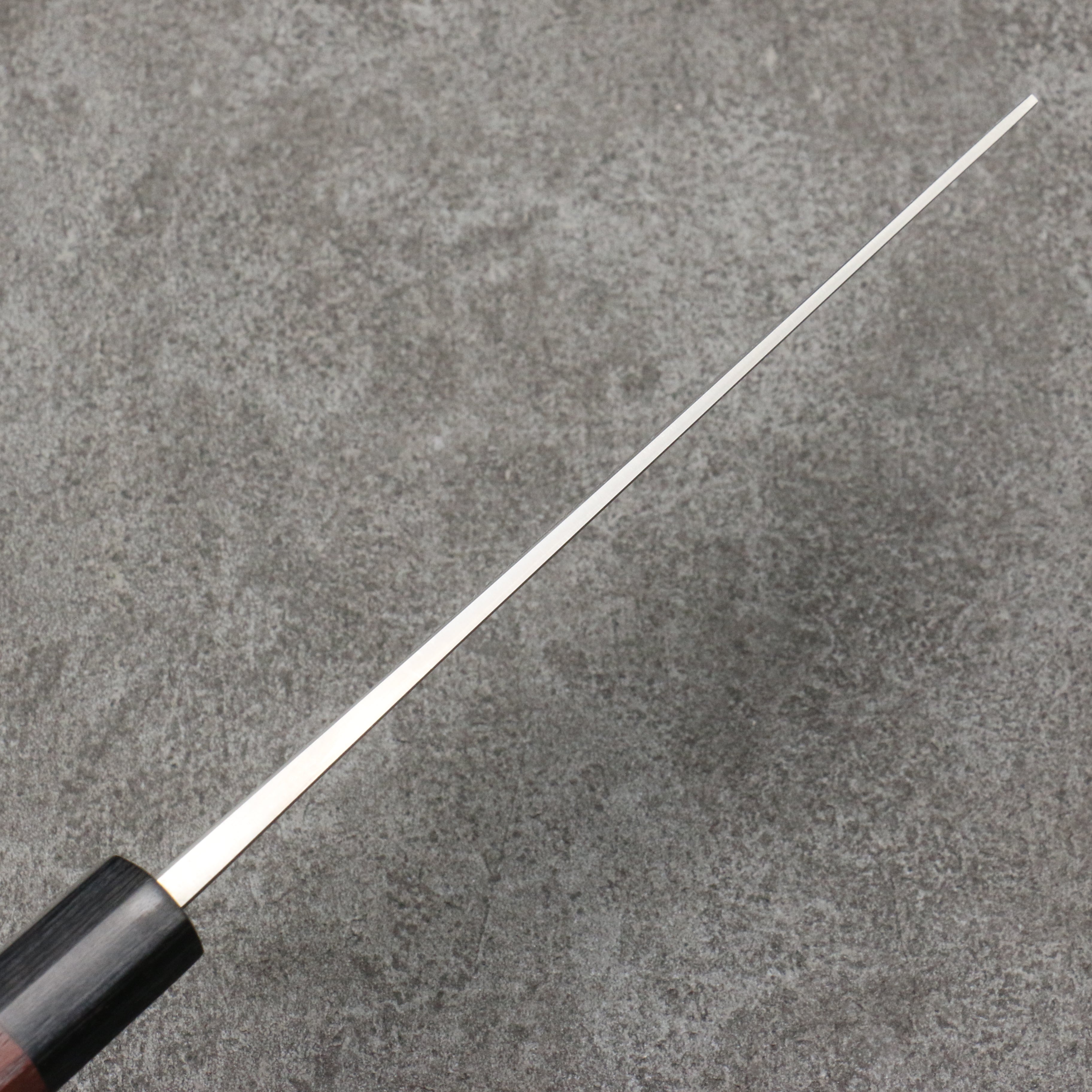 山本 直 VG10 黑色大馬士革紋 菜切 日本刀 165mm 紫檀木 握把 - 清助刃物