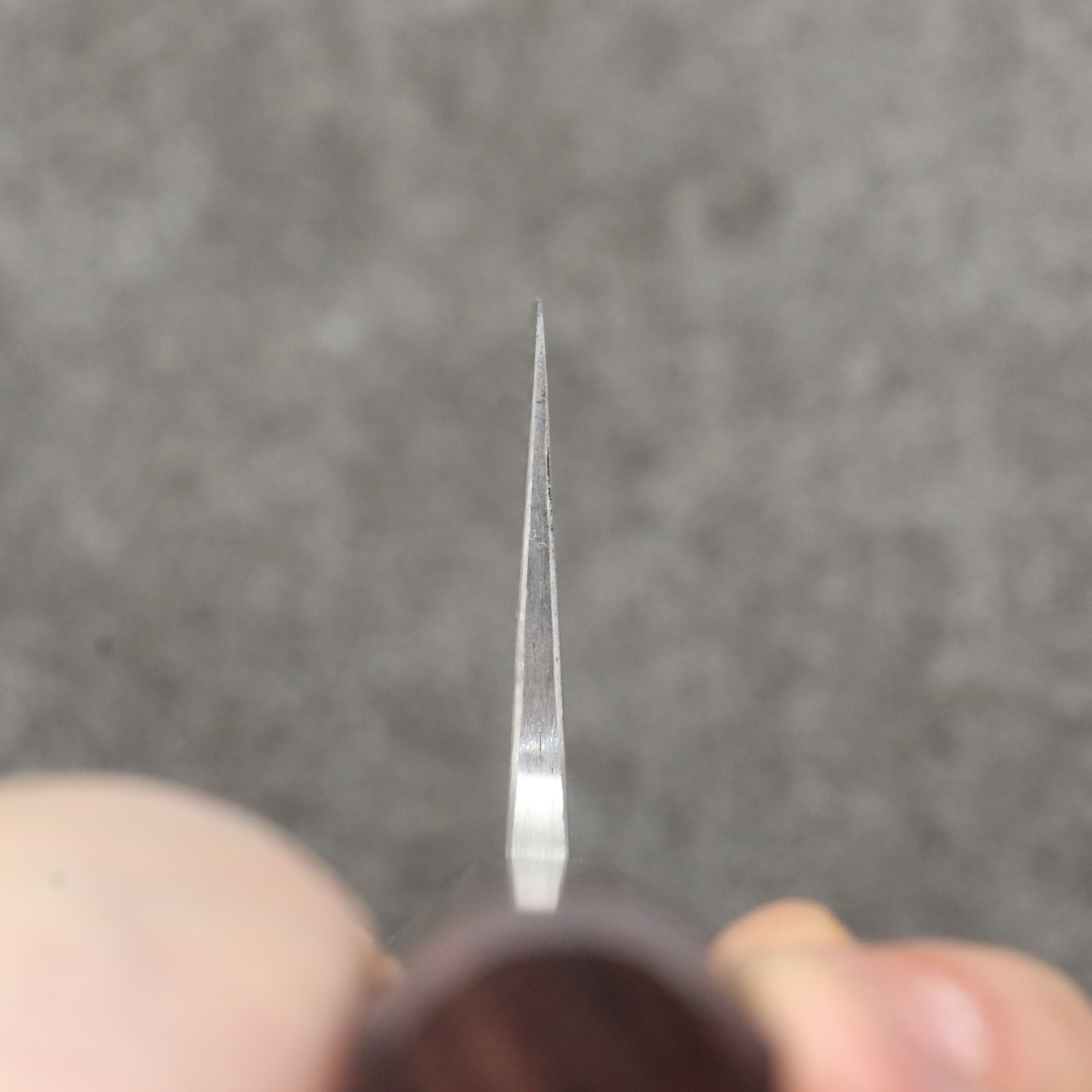 山本 直 VG10 黑色大馬士革紋 菜切 日本刀 165mm 紫檀木 握把 - 清助刃物