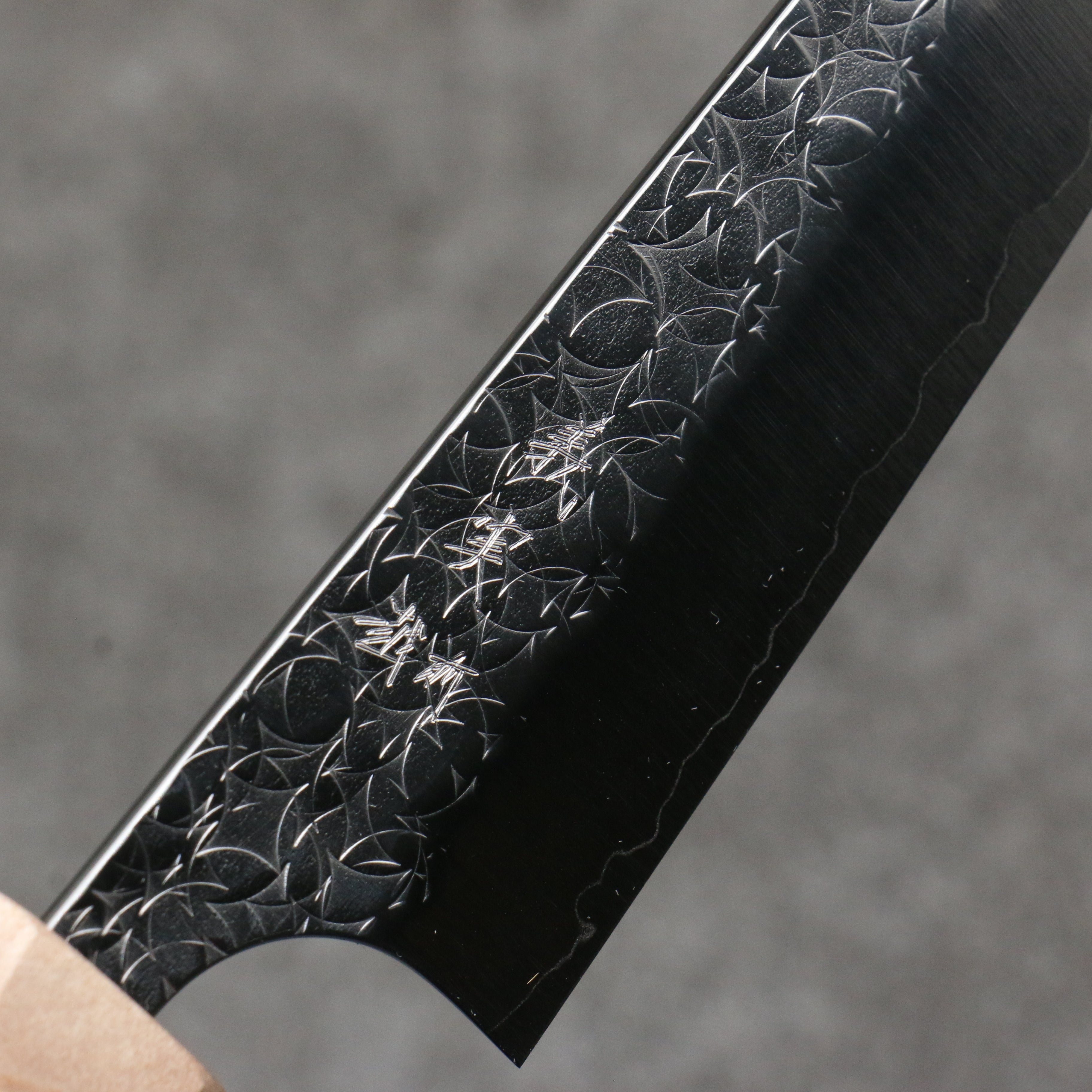 加藤 義實 水面 SG2 鎚目 多用途小刀 120mm 洋型 (黃色) 握把 - 清助刃物