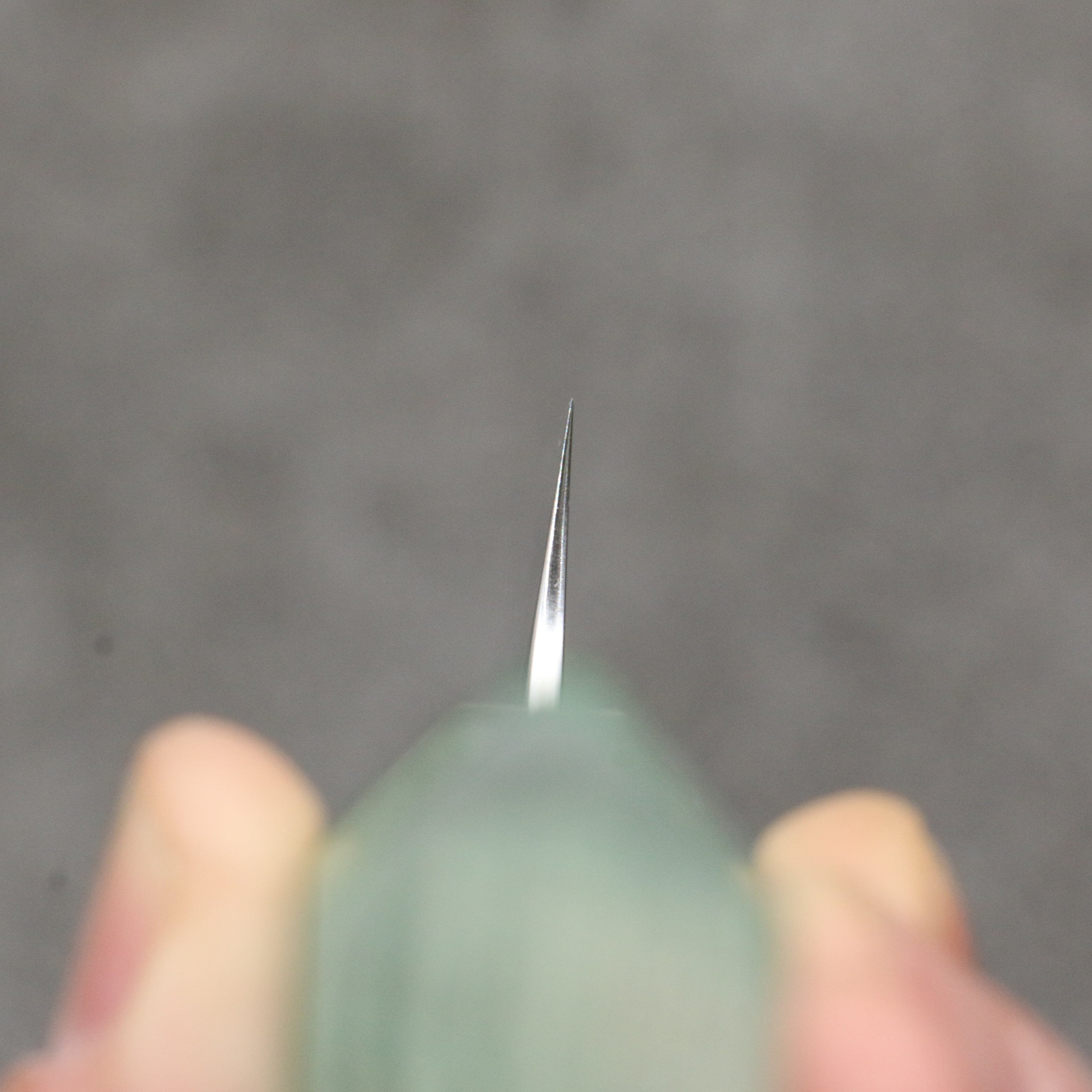 加藤 義實 水面 SG2 鎚目 多用途小刀 120mm 洋型 (綠色) 握把 - 清助刃物