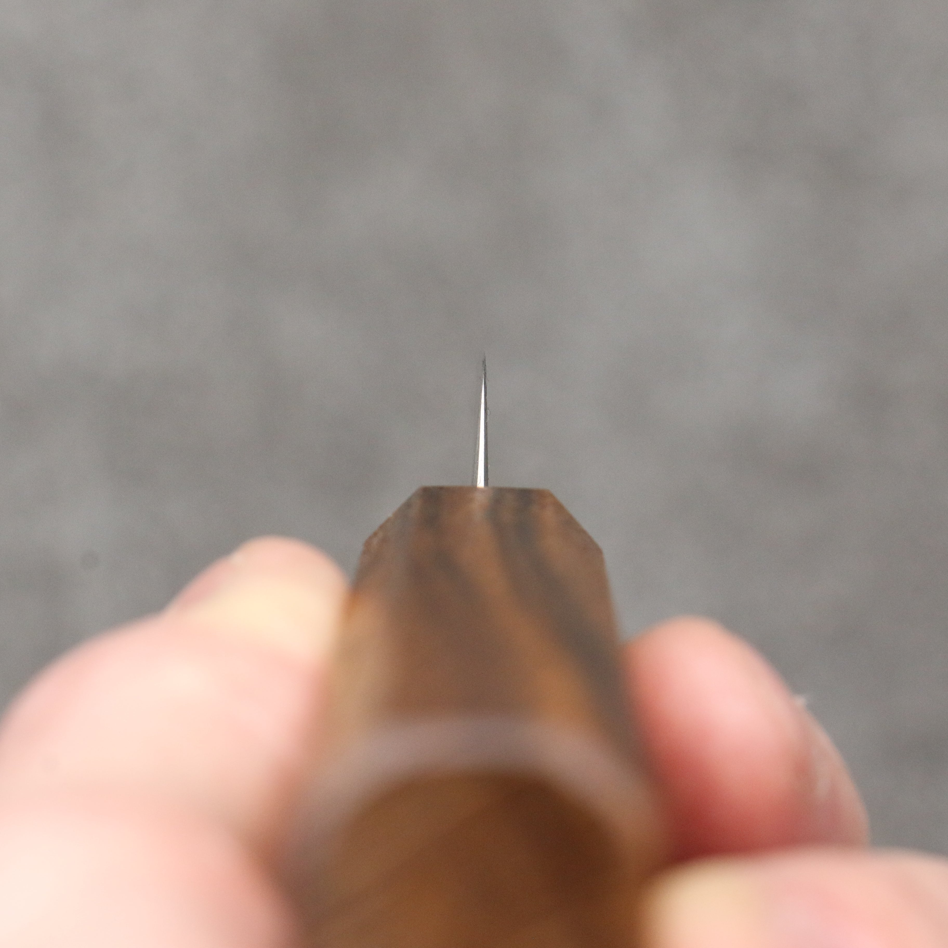 清助 銀三鋼 打磨處理 削皮刀 80mm 白橡木 握把 - 清助刃物