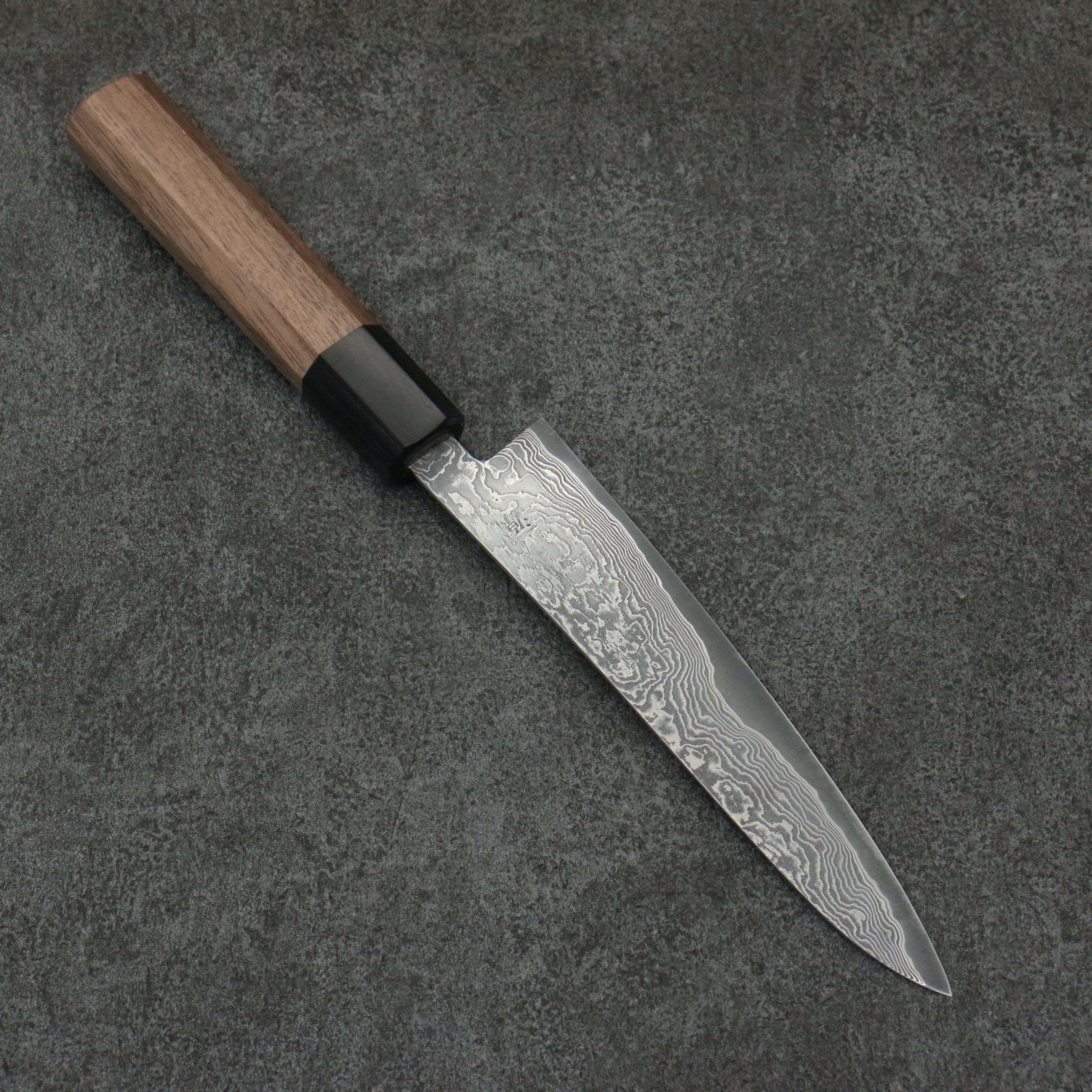 田中 誠貴 春風 SG2 大馬士革紋 多用途小刀 150mm 核桃木 握把 - 清助刃物
