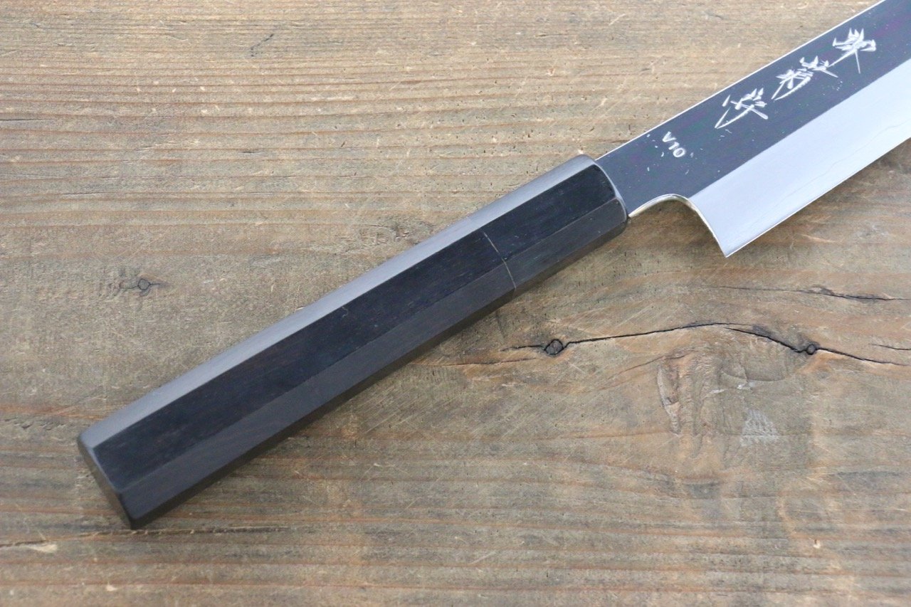 堺 菊守 VG10 鏡面處理 筋引  240mm 黑檀握把 - 清助刃物