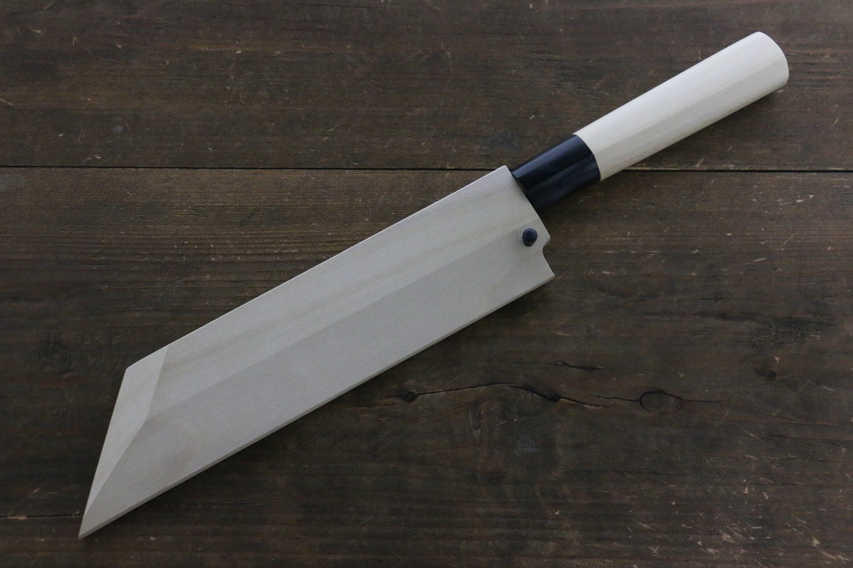 【左撇子用】 木蘭 鞘 Mukimono 剝物刀用 附合成木安全栓 180mm Houei - 清助刃物