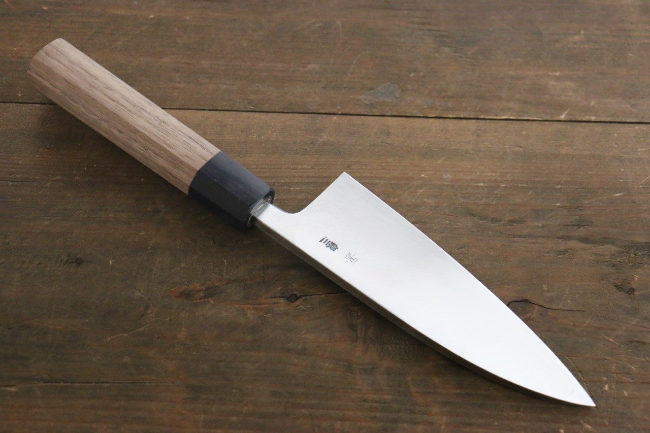 田中 誠貴 銀三鋼 出刃  150mm 核桃木握把 - 清助刃物