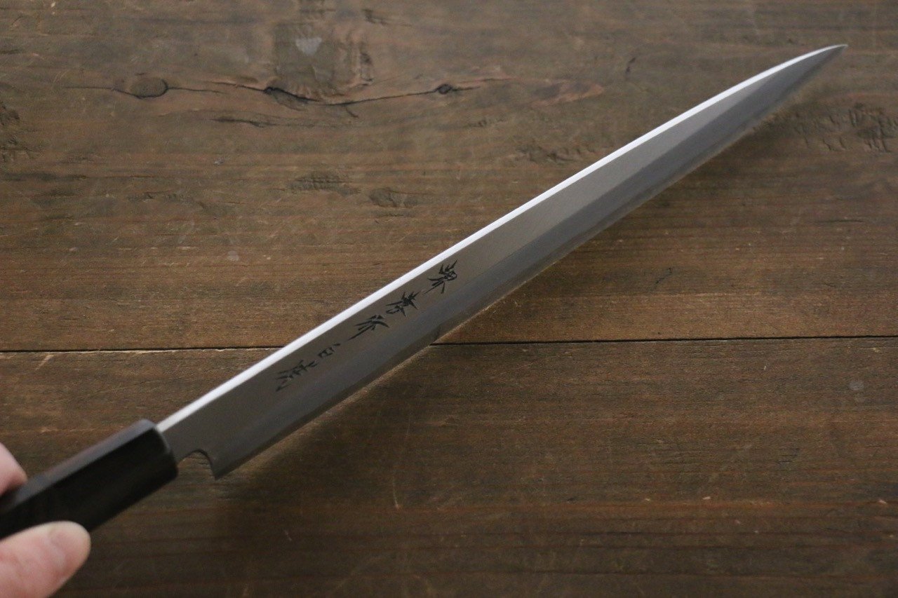 堺 孝行 白虎 白鋼一號 柳刃  270mm 暹羅柿握把 附刀鞘 - 清助刃物