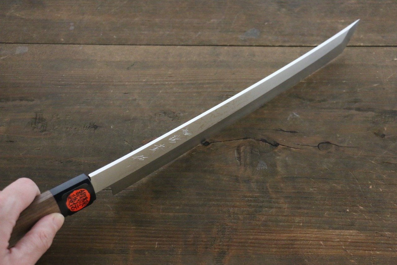 田中 誠貴 VG10 先丸蛸引  270mm 核桃木握把 - 清助刃物