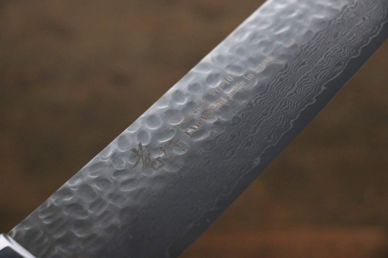 堺 孝行 VG10 33層 大馬士革紋 菜切 160mm 沙漠鐵木（杉原型） 握把 - 清助刃物