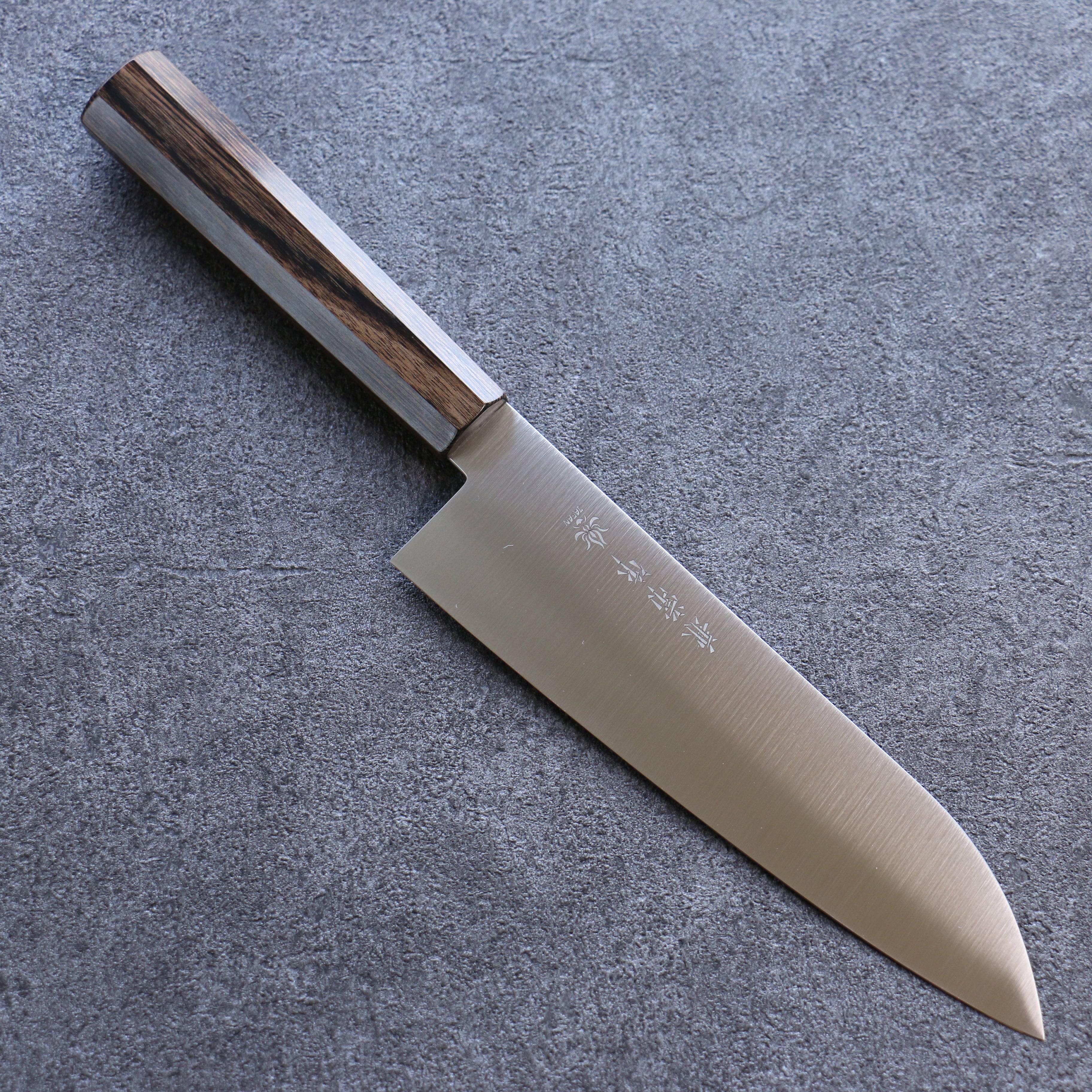 兼常 一途 VG10 三德刀  180mm 茶色合成木 握把 - 清助刃物