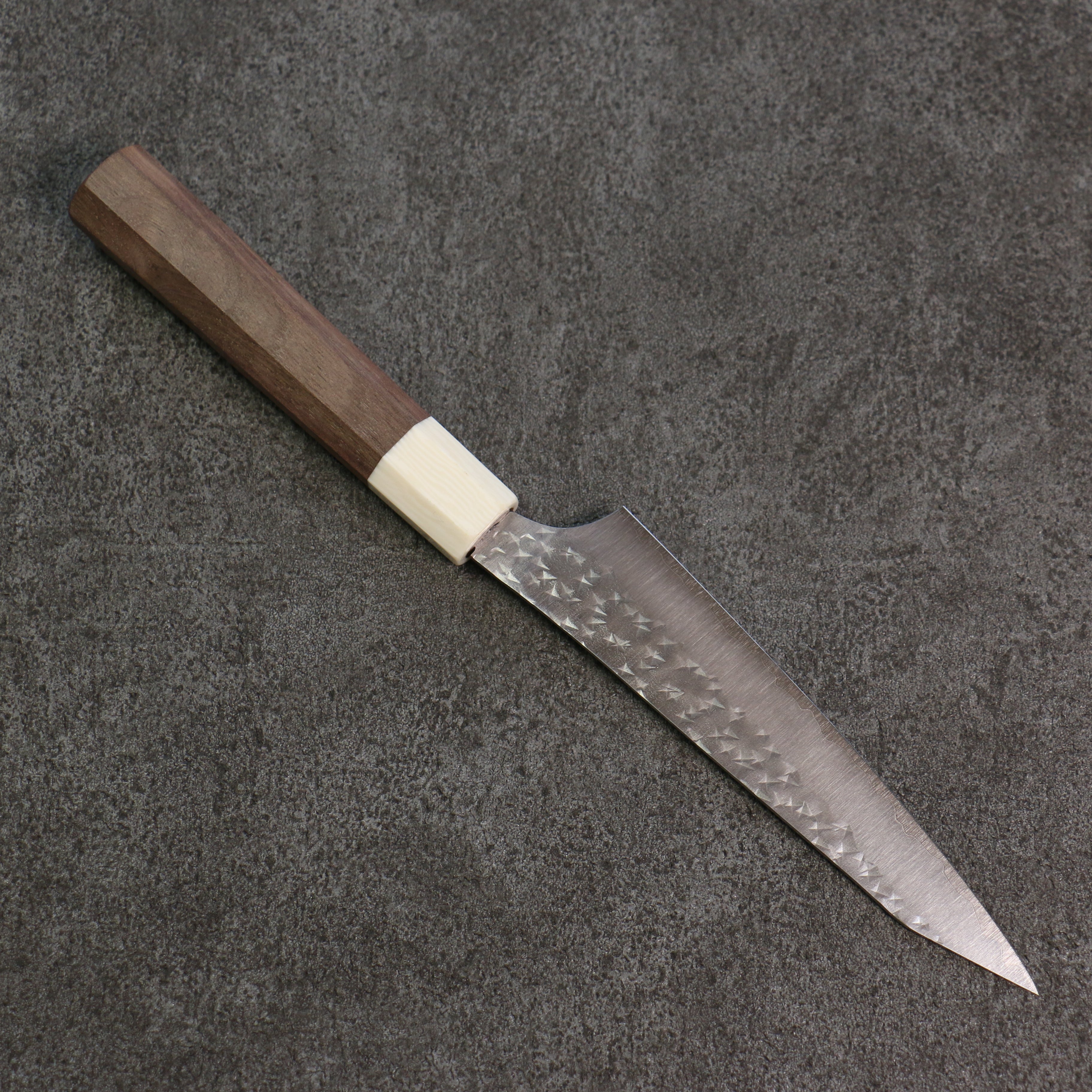 黑崎 優 閃光 銳 SG2 鎚目 多用途小刀  130mm 核桃木 握把 - 清助刃物
