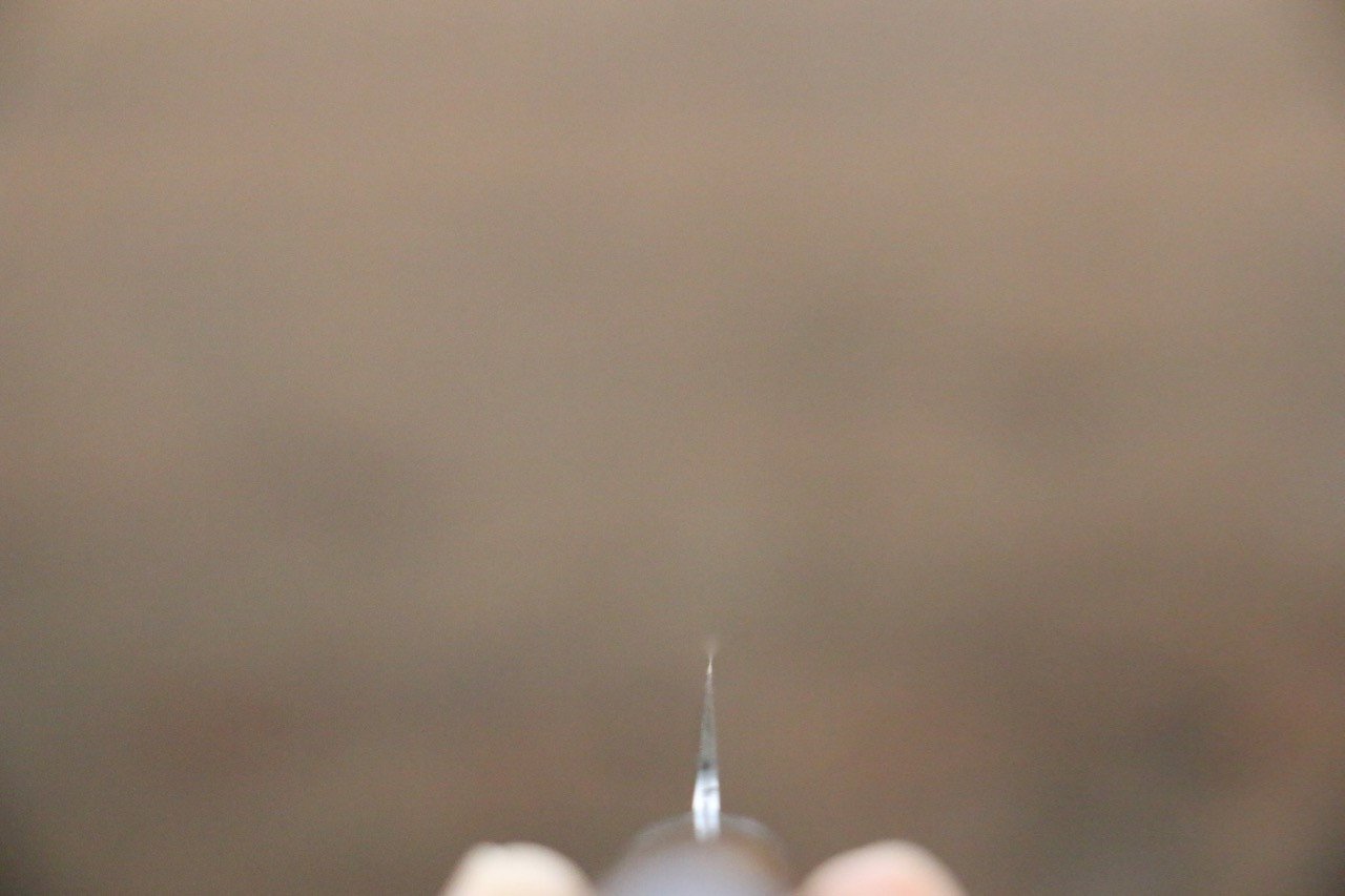 堺 孝行 VG10 33層 大馬士革紋 多用途小刀 80mm 沙漠鐵木（杉原型） 握把 - 清助刃物