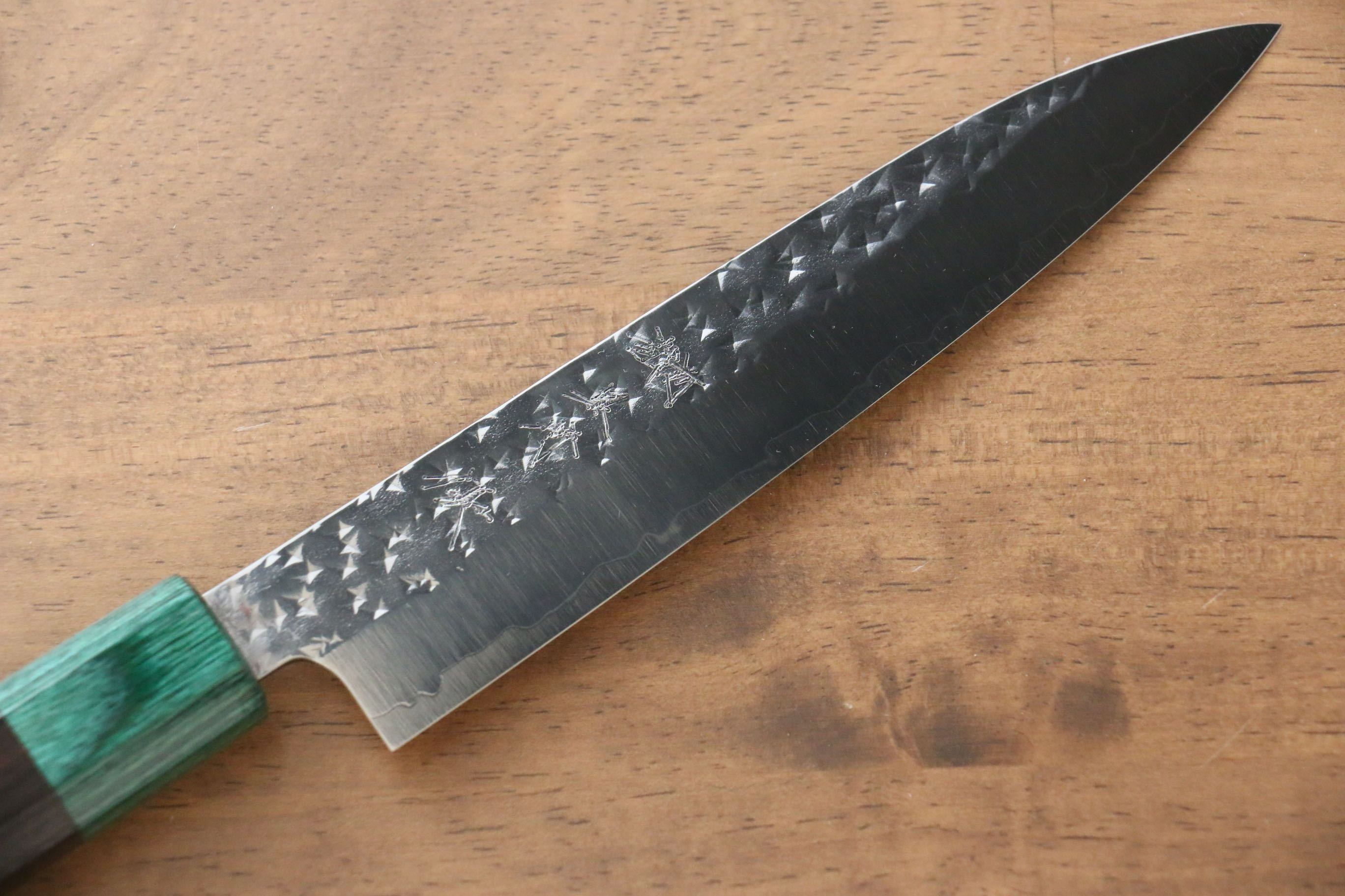 黑崎 優 閃光 SG2 鎚目 多用途小刀  150mm 紫檀木 握把 - 清助刃物