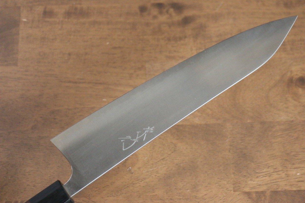柴田崇行 甲鐵 超級青鋼 牛刀 240mm Jarrah 握把 - 清助刃物