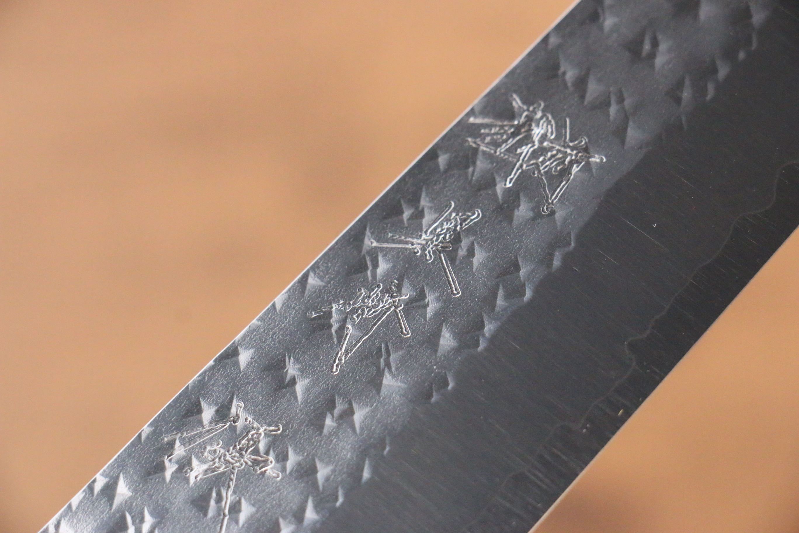 黑崎 優 閃光 SG2 鎚目 筋引  240mm 楓木（木目色帶土耳其石環型設計）握把 - 清助刃物