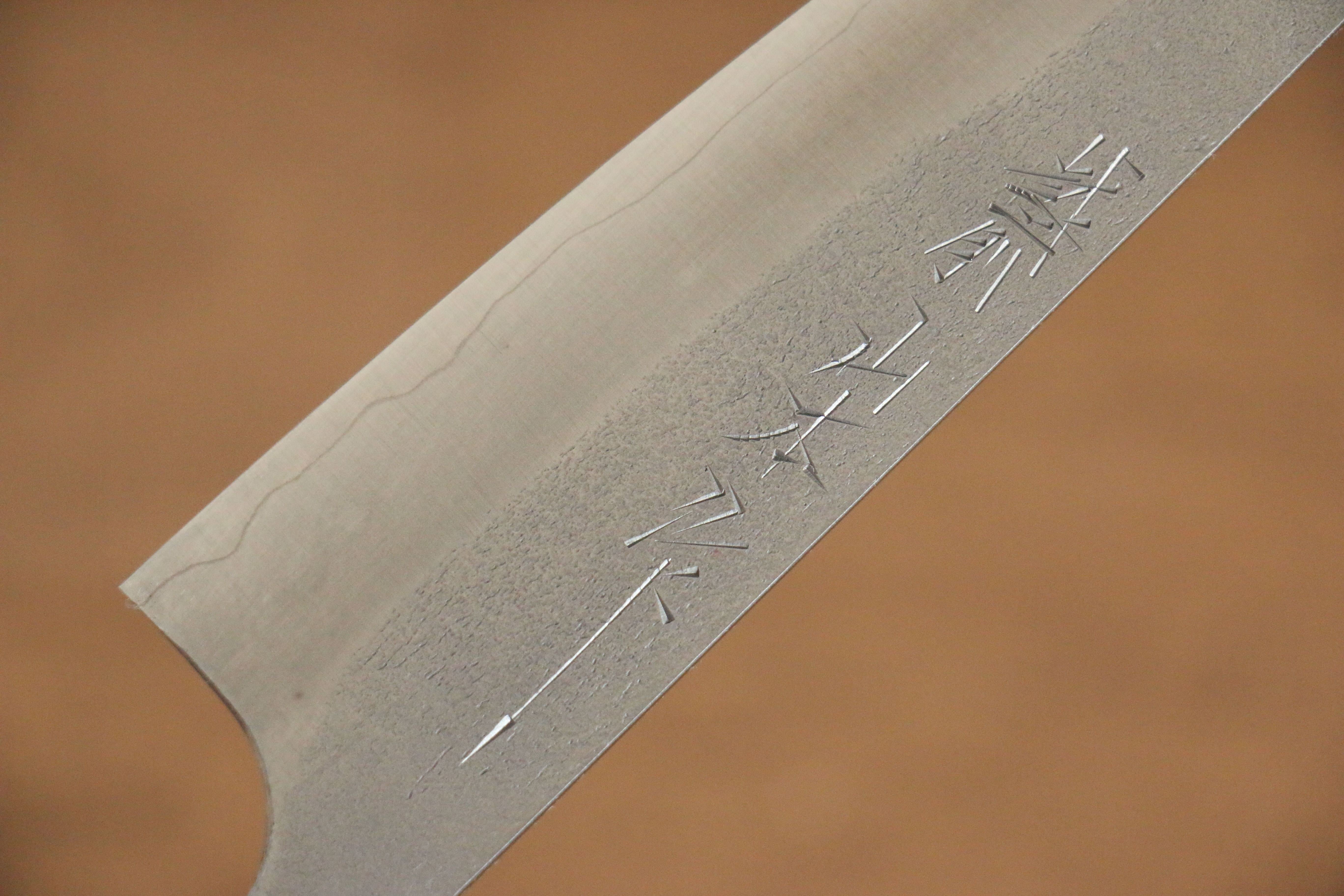 山本 直 VG10 梨地 大馬士革紋 多用途小刀  140mm 核桃木 握把 - 清助刃物