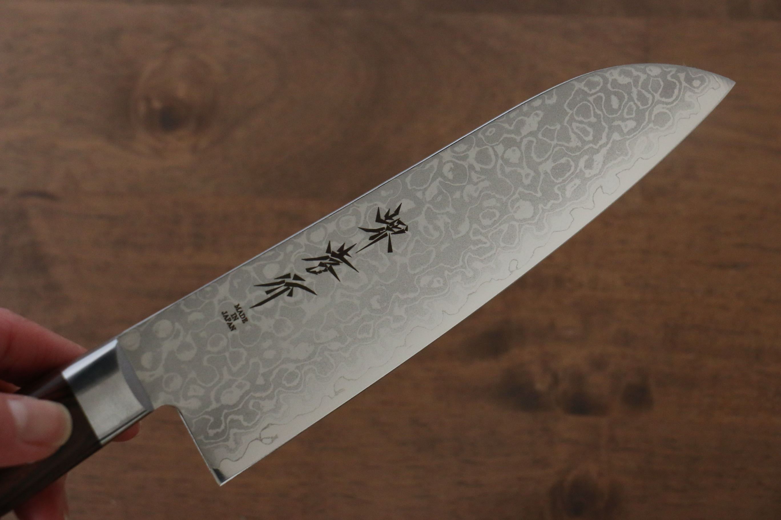 堺 孝行 VG10 17層大馬士革紋 鏡面處理 三德刀&多用途小刀組合  140mm & 165mm - 清助刃物
