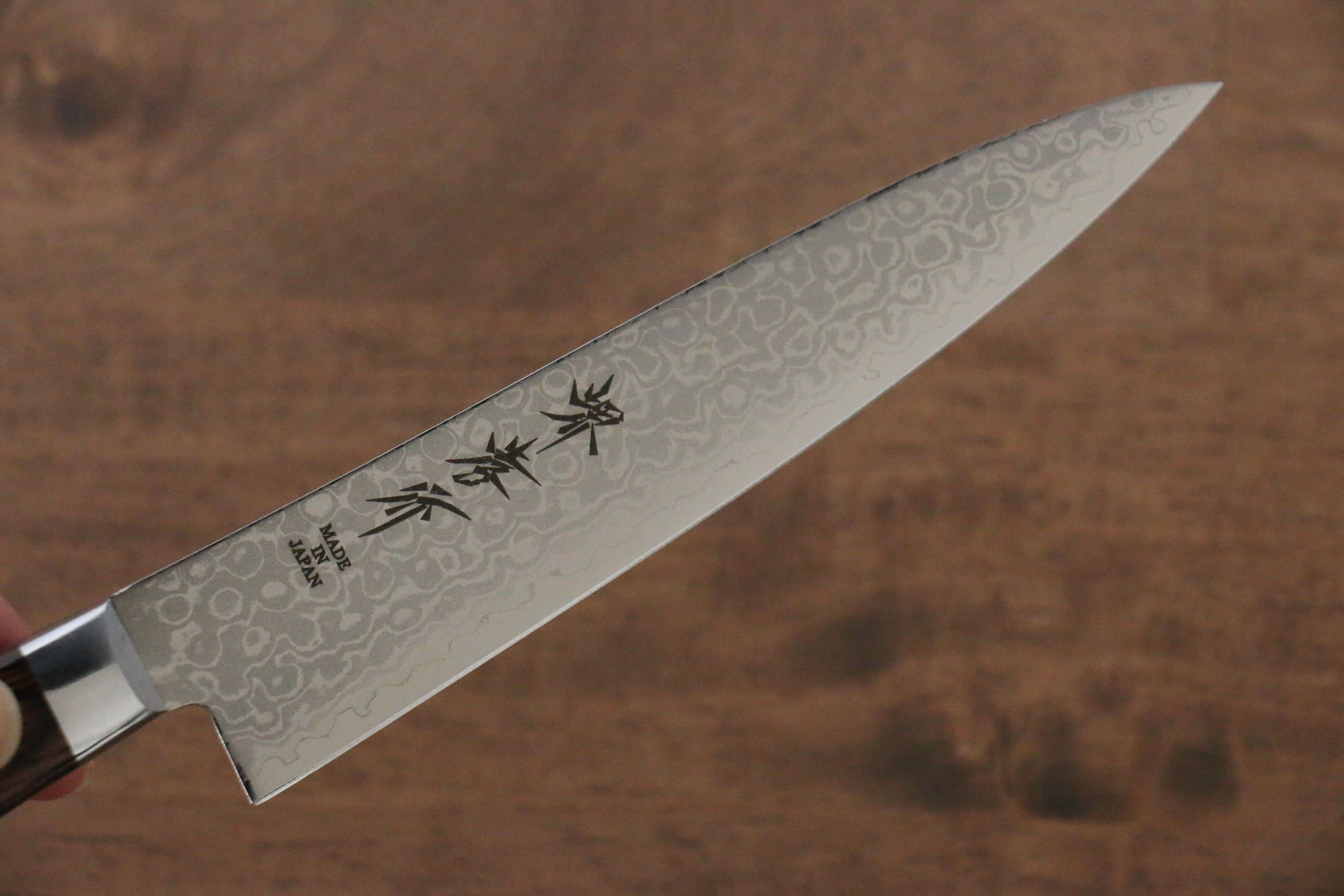 堺 孝行 VG10 17層大馬士革紋 鏡面處理 三德刀&多用途小刀組合  140mm & 165mm - 清助刃物
