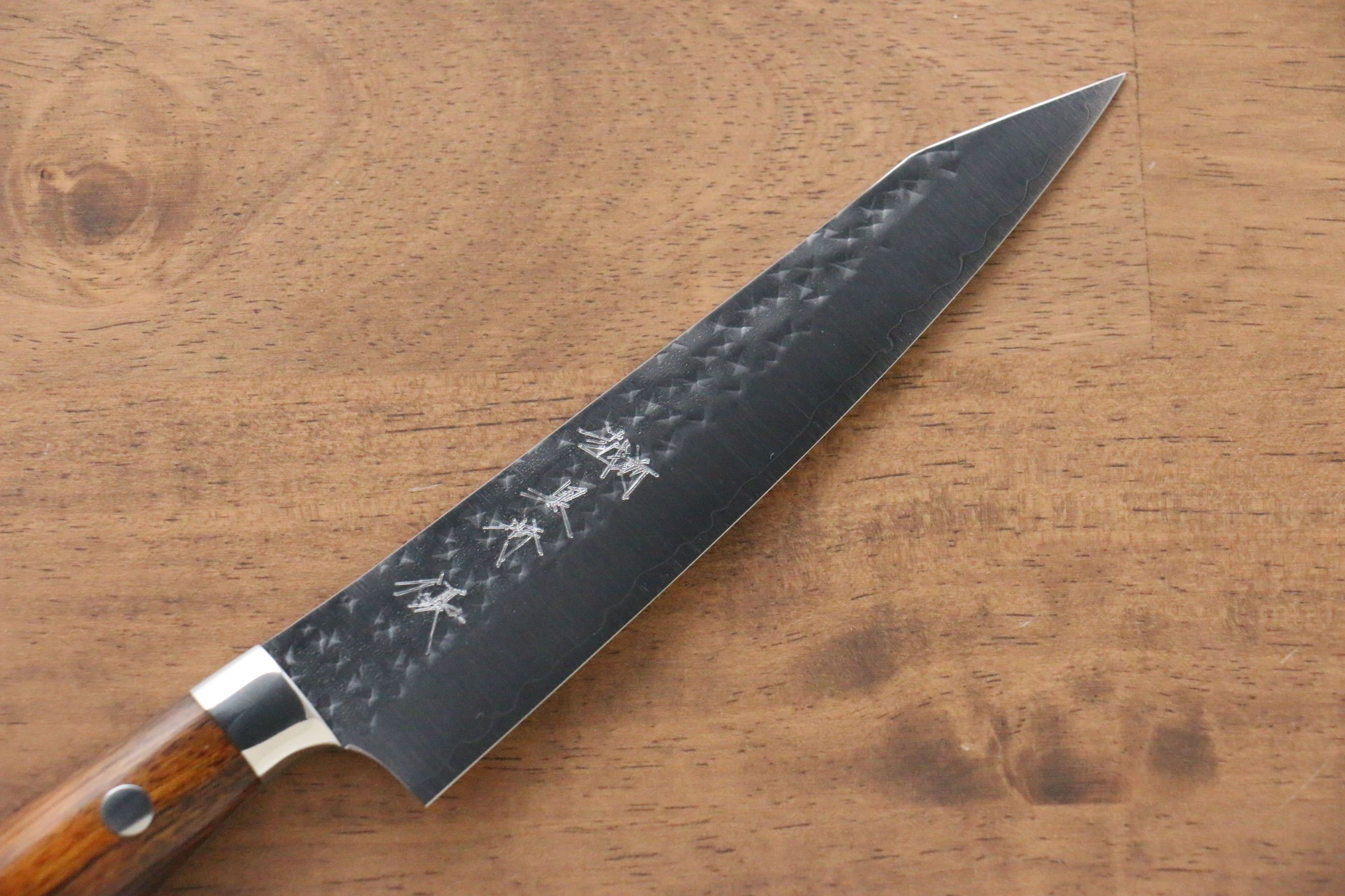 黑崎 優 閃光 SG2 鎚目 多用途小刀  150mm 鐵木 握把 - 清助刃物