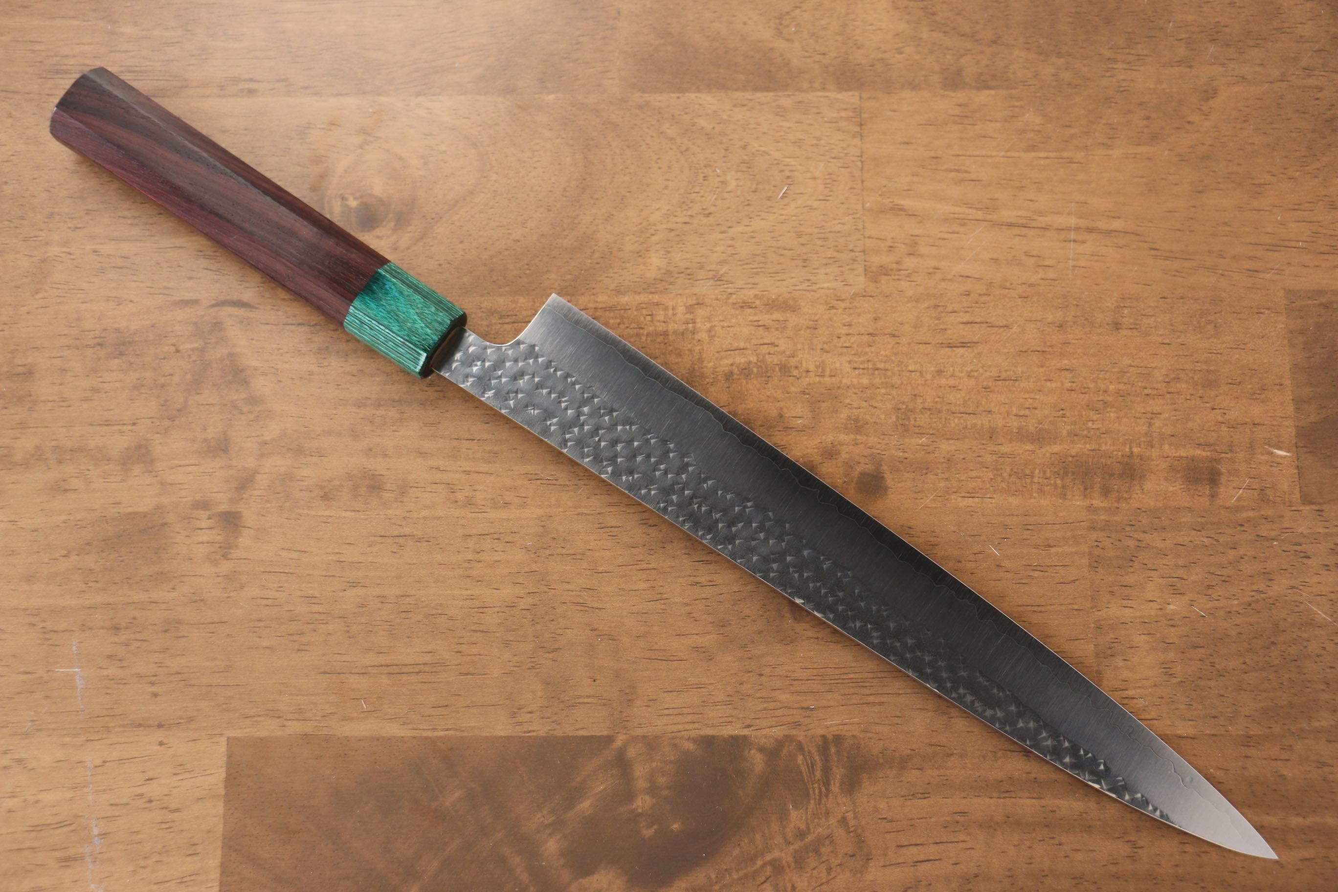 黑崎 優 閃光 SG2 鎚目 筋引  270mm 紫檀木 握把 - 清助刃物