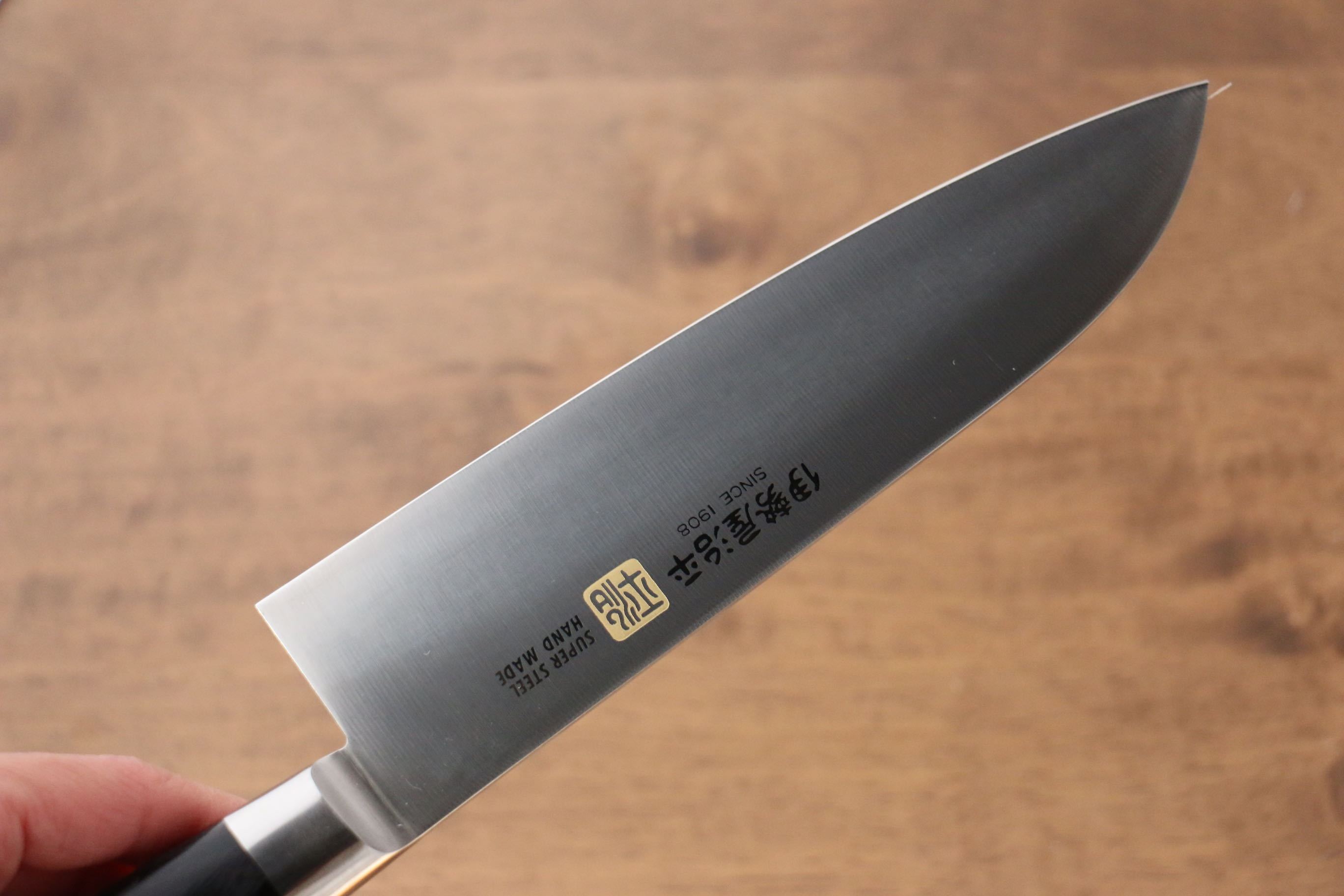 伊勢屋 鉬鋼（MOL） 三德刀  180mm 黑合成木 握把 - 清助刃物