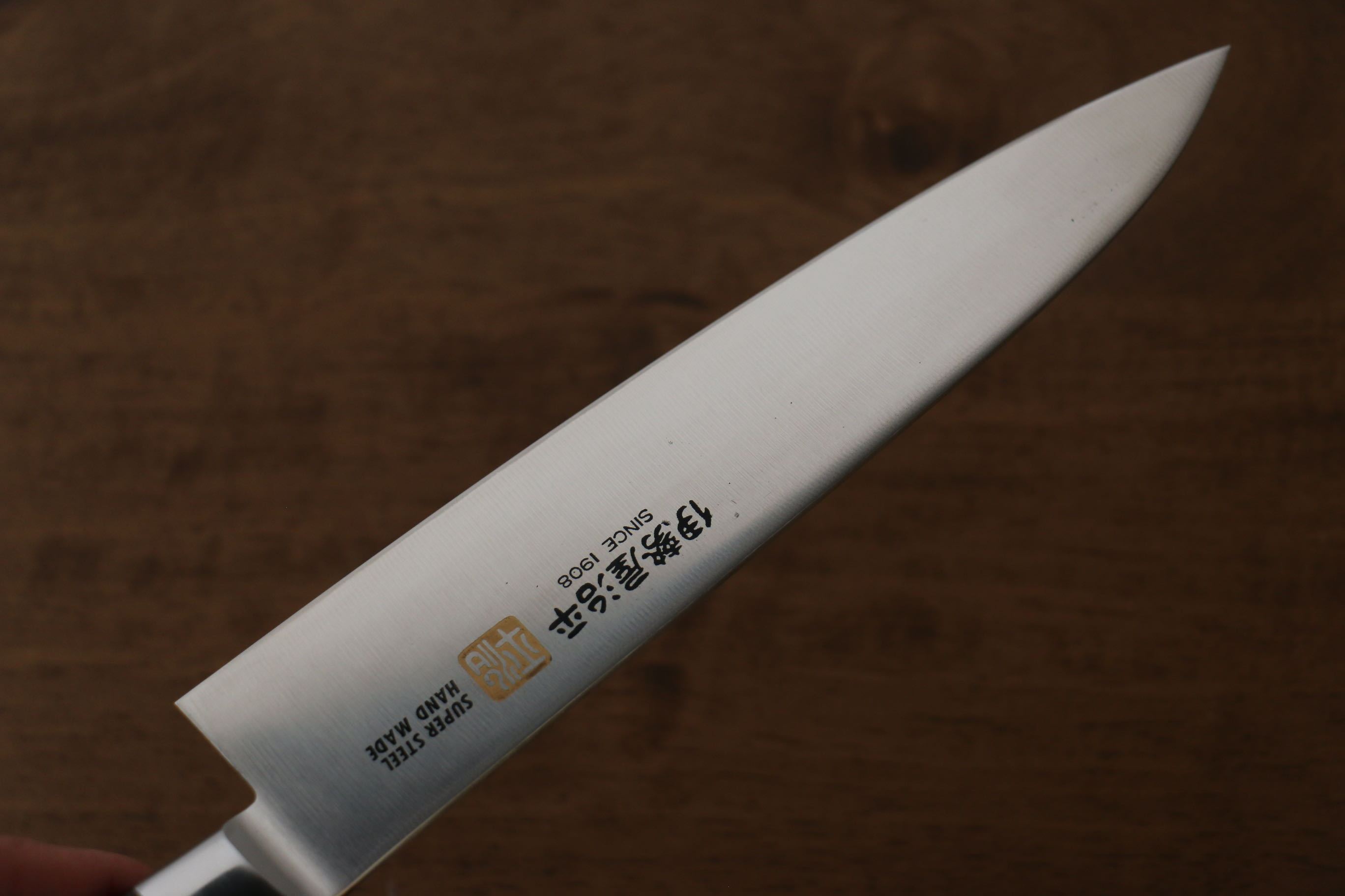 伊勢屋 鉬鋼（MOL） 牛刀  180mm 桃花心合成木 握把 - 清助刃物