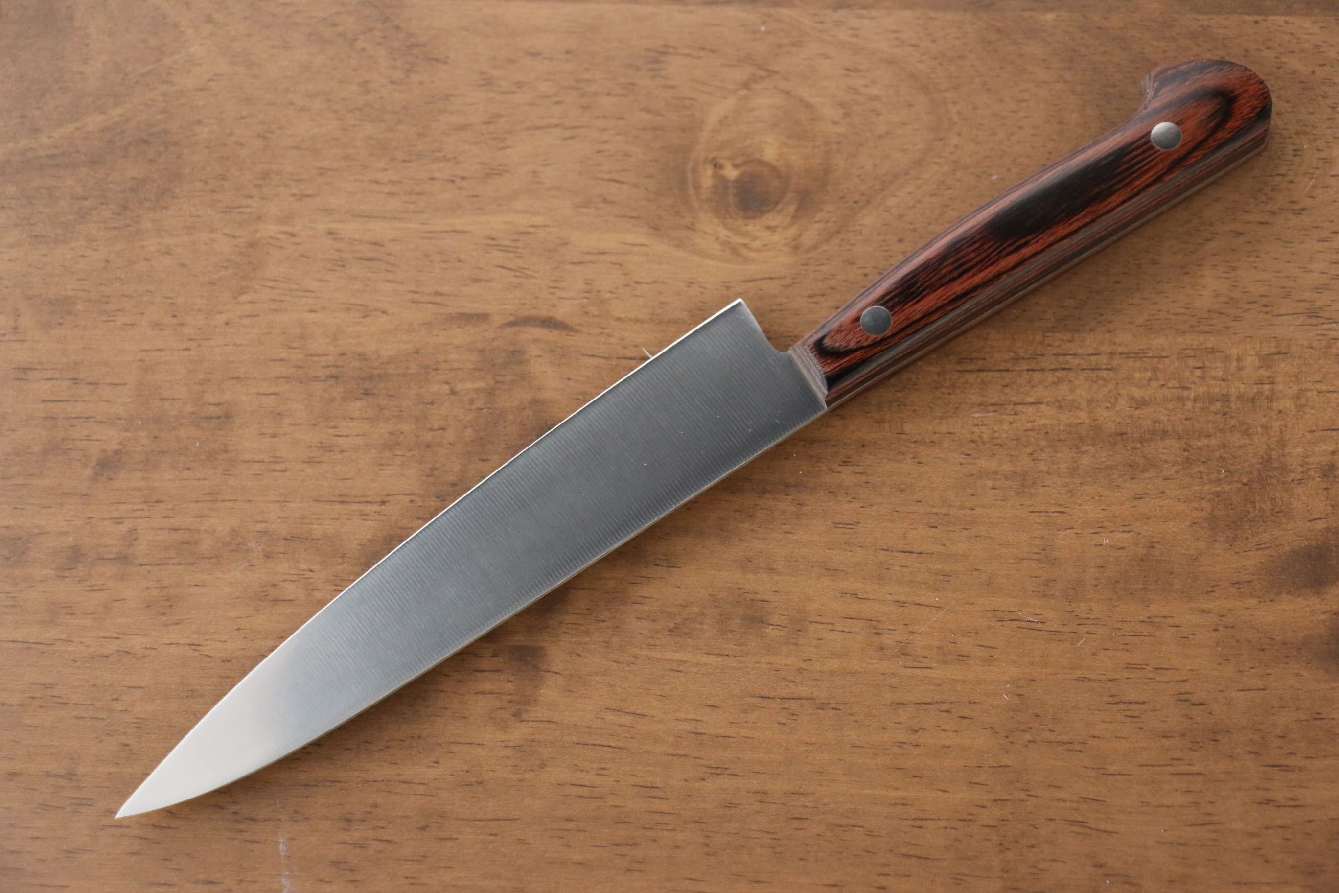 伊勢屋 鉬鋼（MOL） 多用途小刀  150mm 桃花心木 握把 - 清助刃物