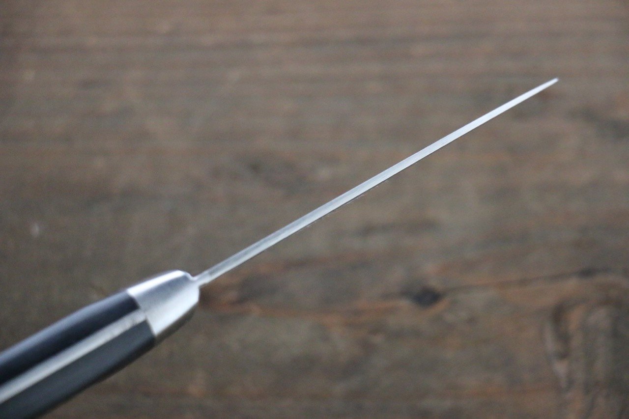 堺 孝行 AUS10 45層 鏡面處理 大馬士革紋 多用途小刀  80mm - 清助刃物