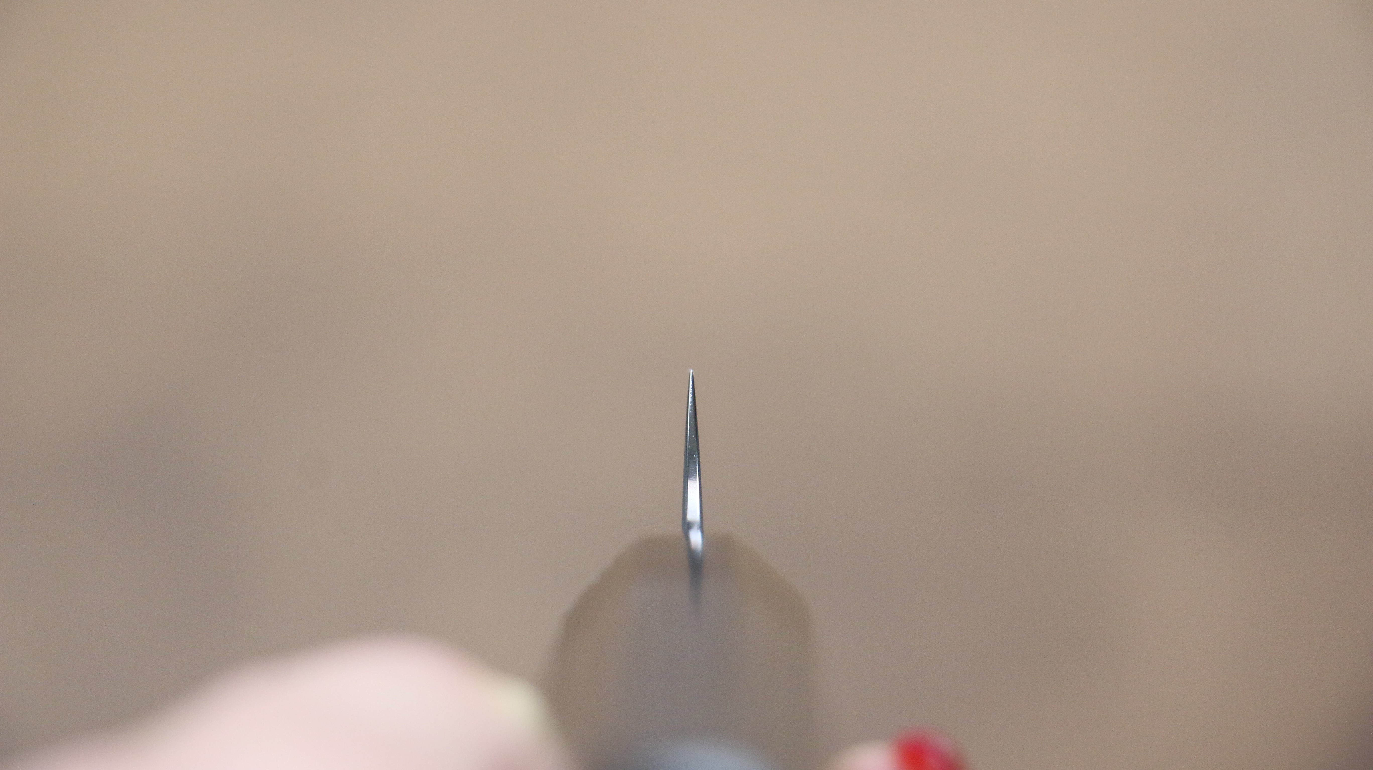 寬丈 VG10 大馬士革紋 多用途小刀  120mm 灰色合成木 握把 - 清助刃物