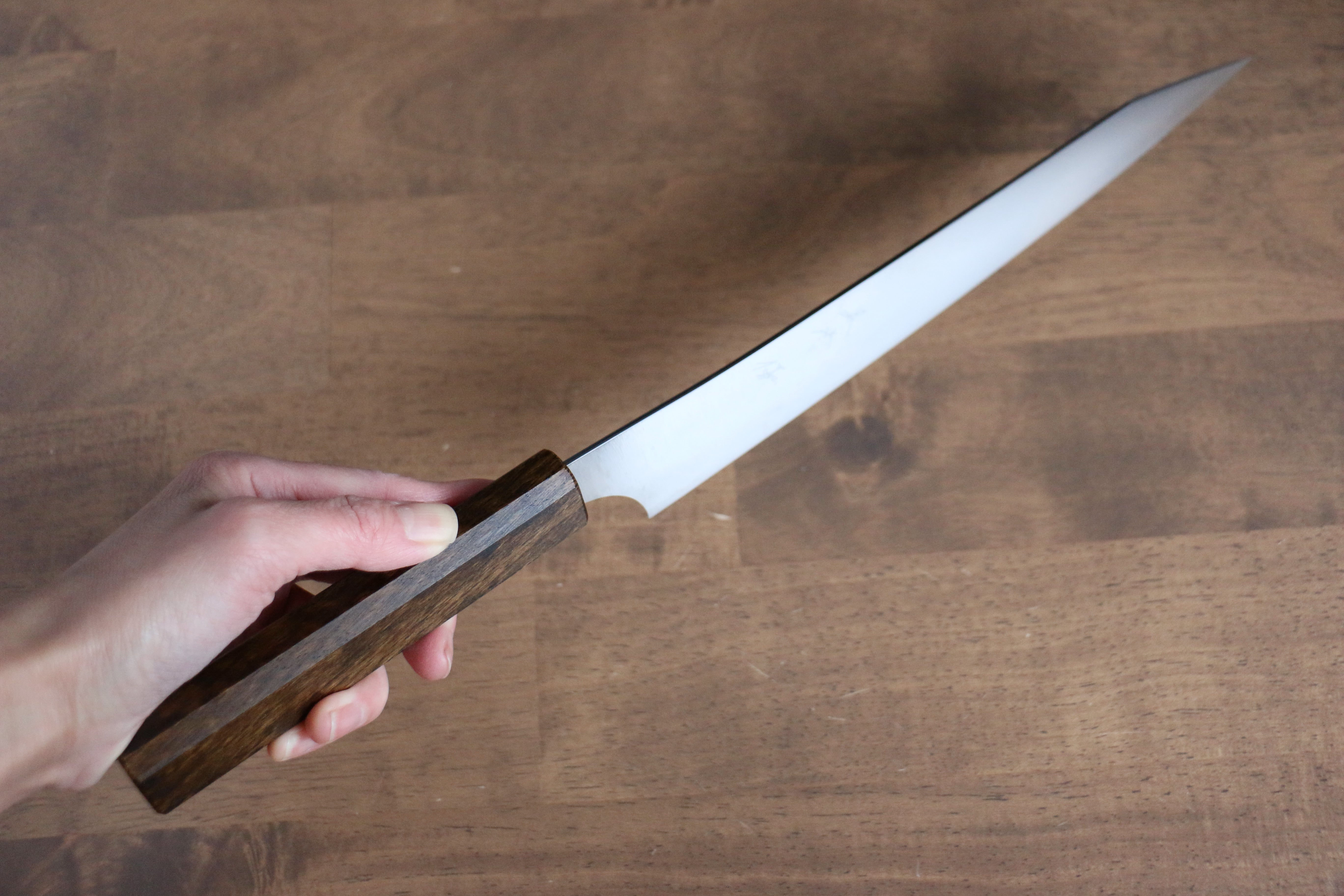 黑崎 優 月光 HAP40 筋引  240mm 橡木 握把 - 清助刃物