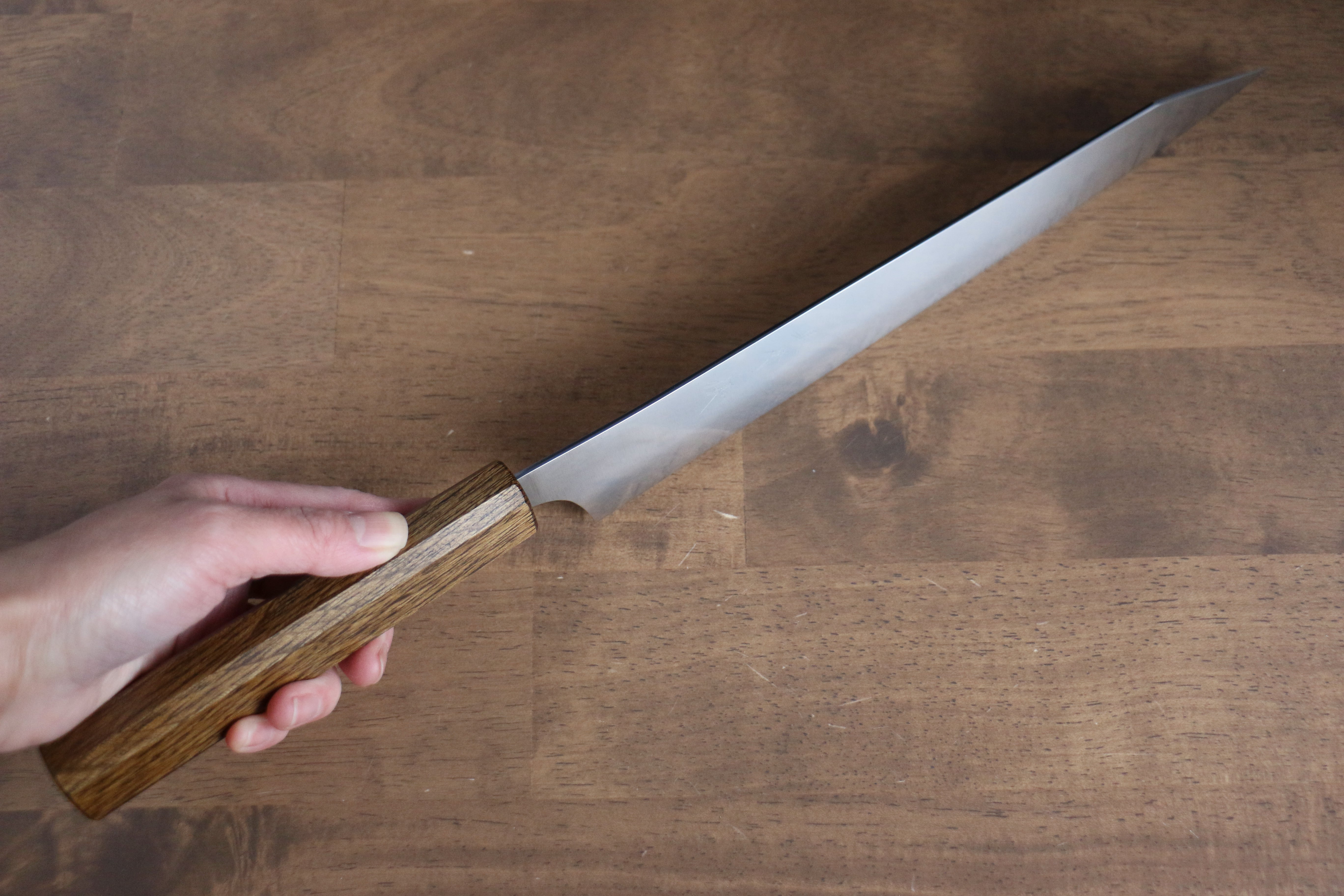 黑崎 優 月光 HAP40 筋引  270mm 橡木 握把 - 清助刃物