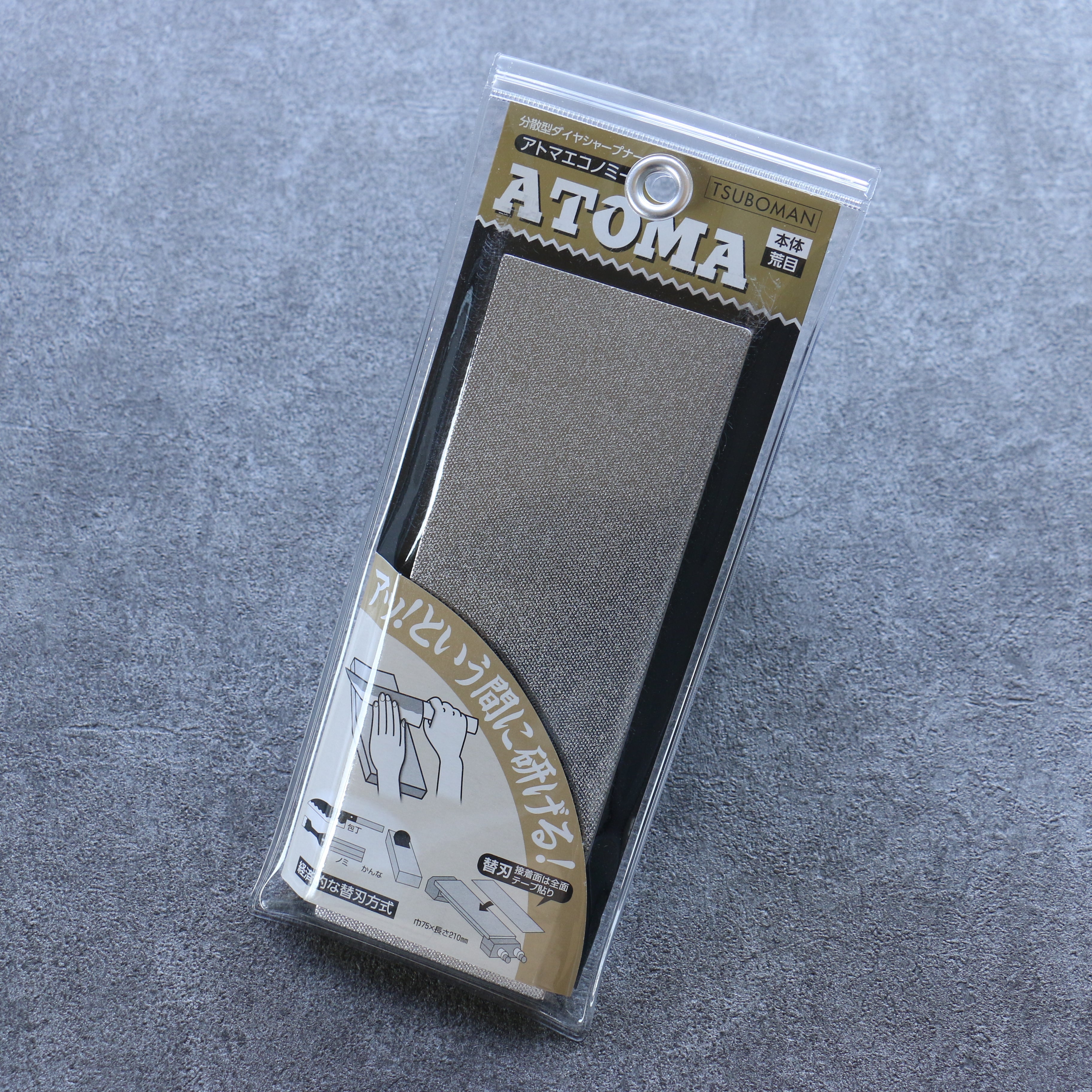 ATOMA 鑽石磨刀石 本體 #140 荒目 - 清助刃物