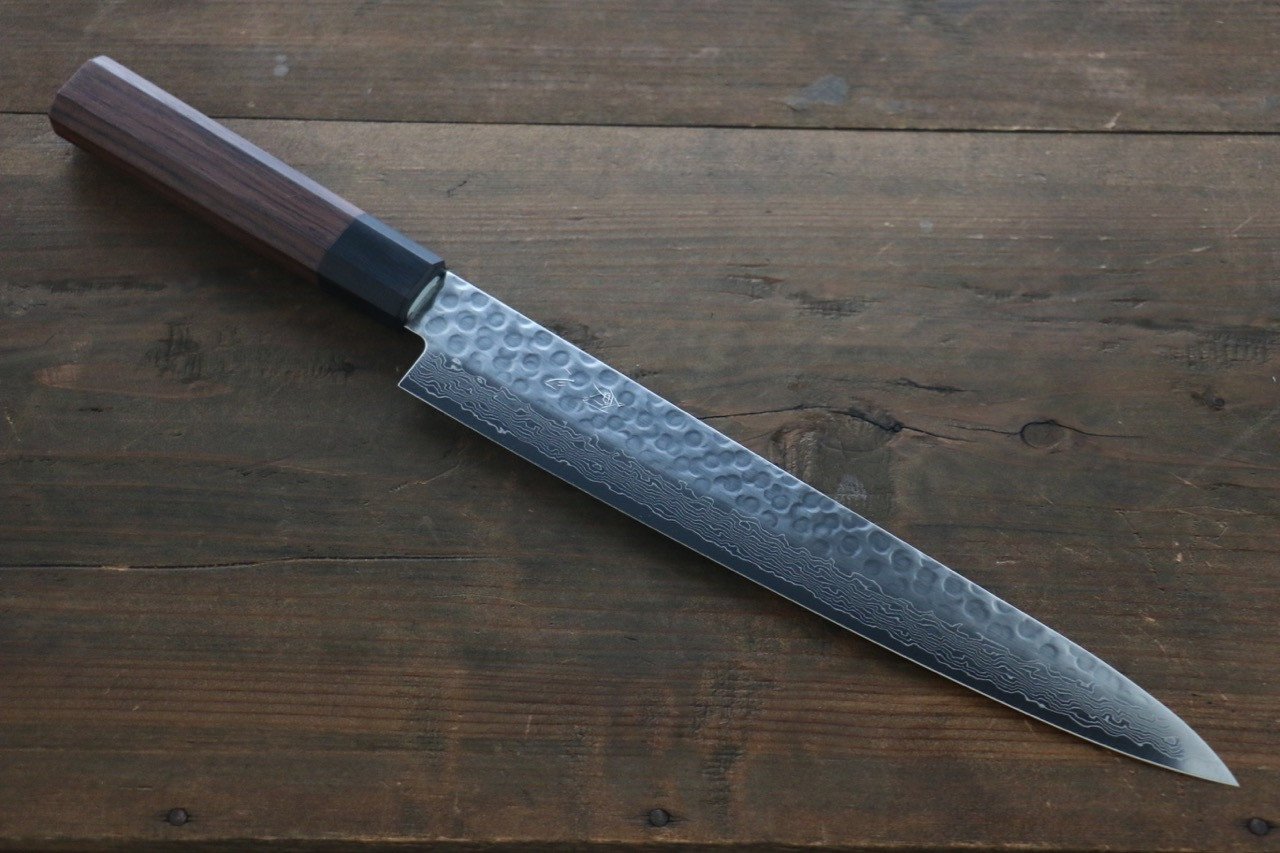 清助 AUS10 筋引  240mm 紫檀木 握把 - 清助刃物
