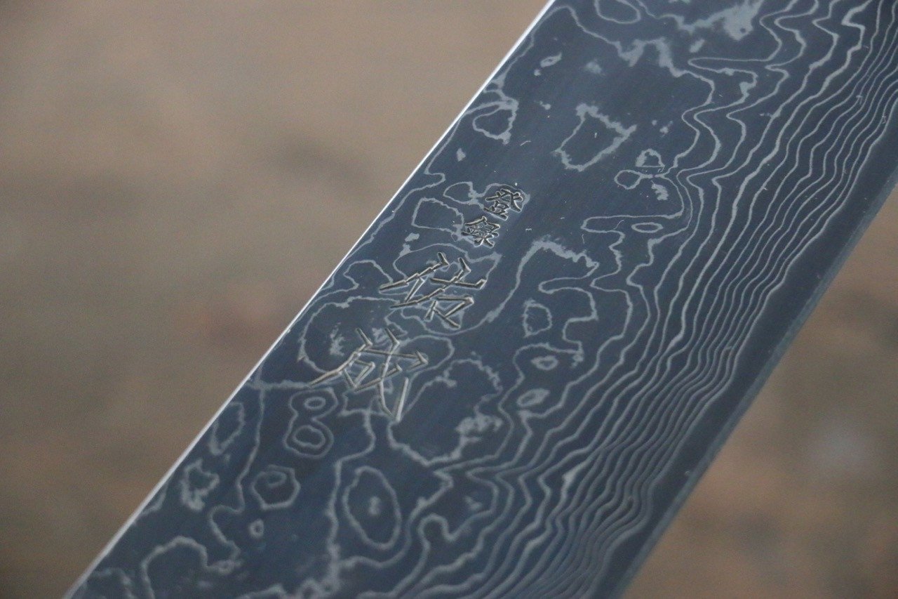 佑成 SG2 大馬士革紋 牛刀  240mm 紫檀木握把 - 清助刃物