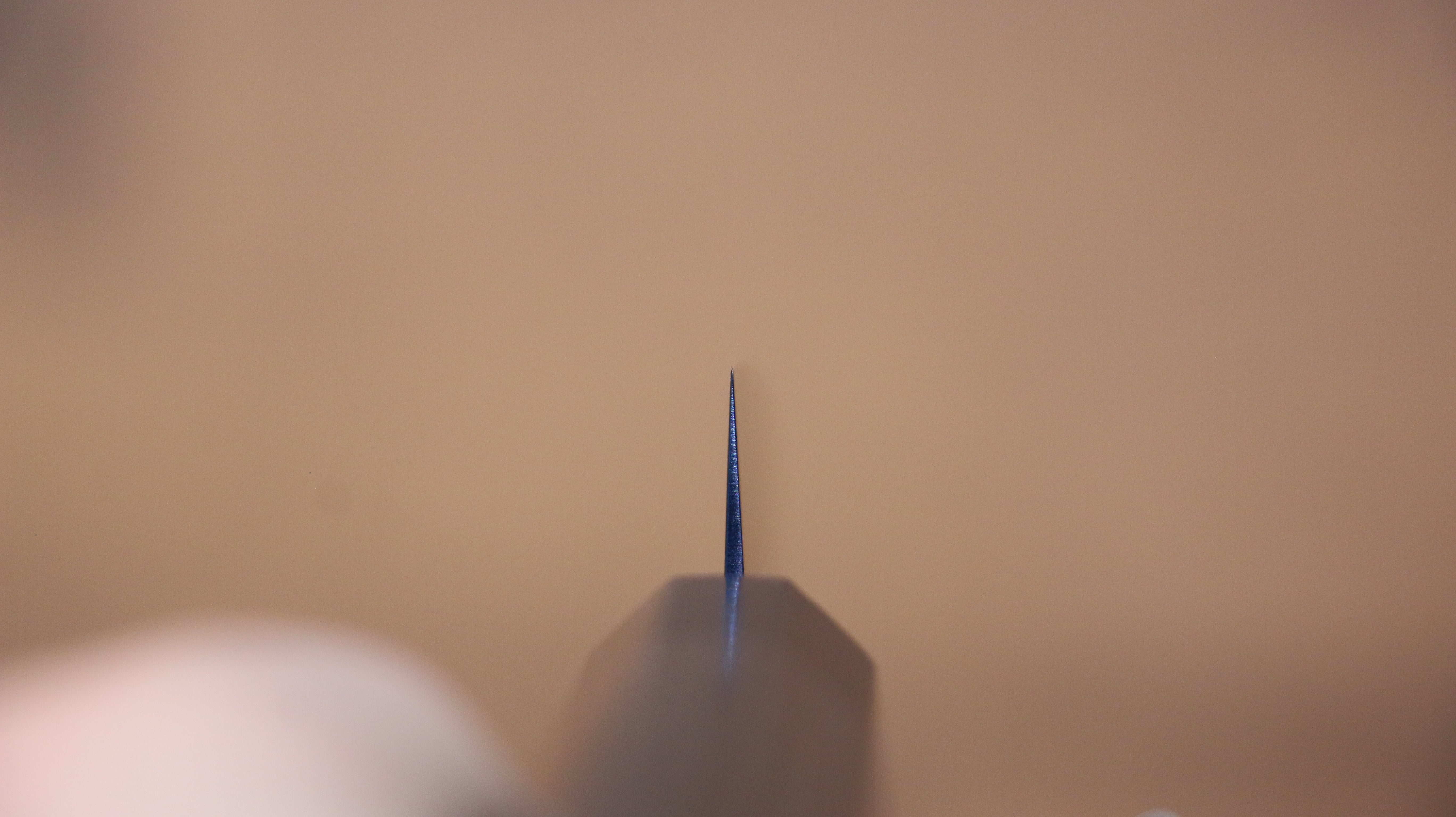 清助 SK-85鋼 離子鍍 打磨處理 多用途小刀  120mm 灰色合成木 握把 - 清助刃物