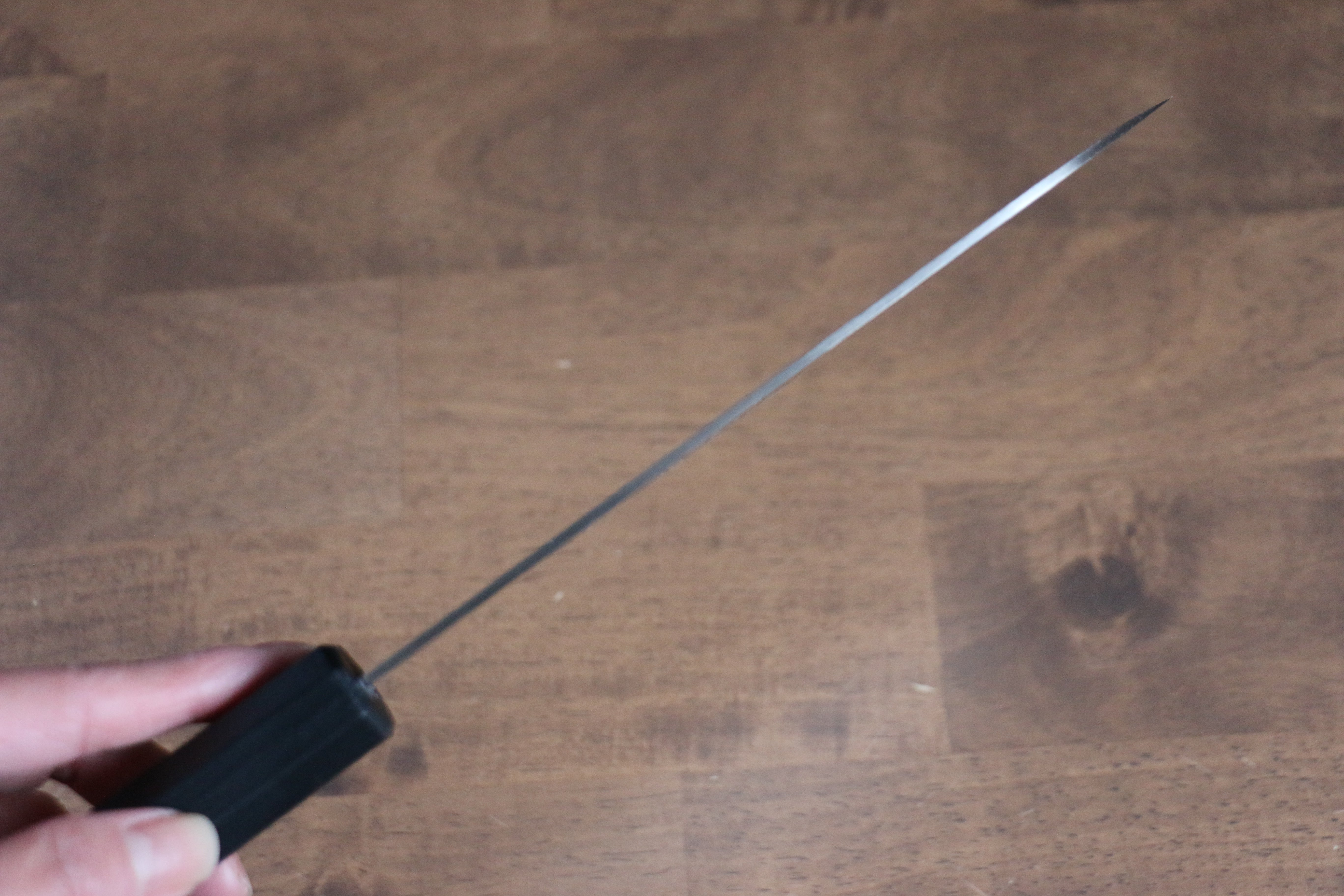 堺 孝行 七色 VG10 33層 三德刀  180mm ABS 樹脂（乾漆墨黑） 握把 - 清助刃物