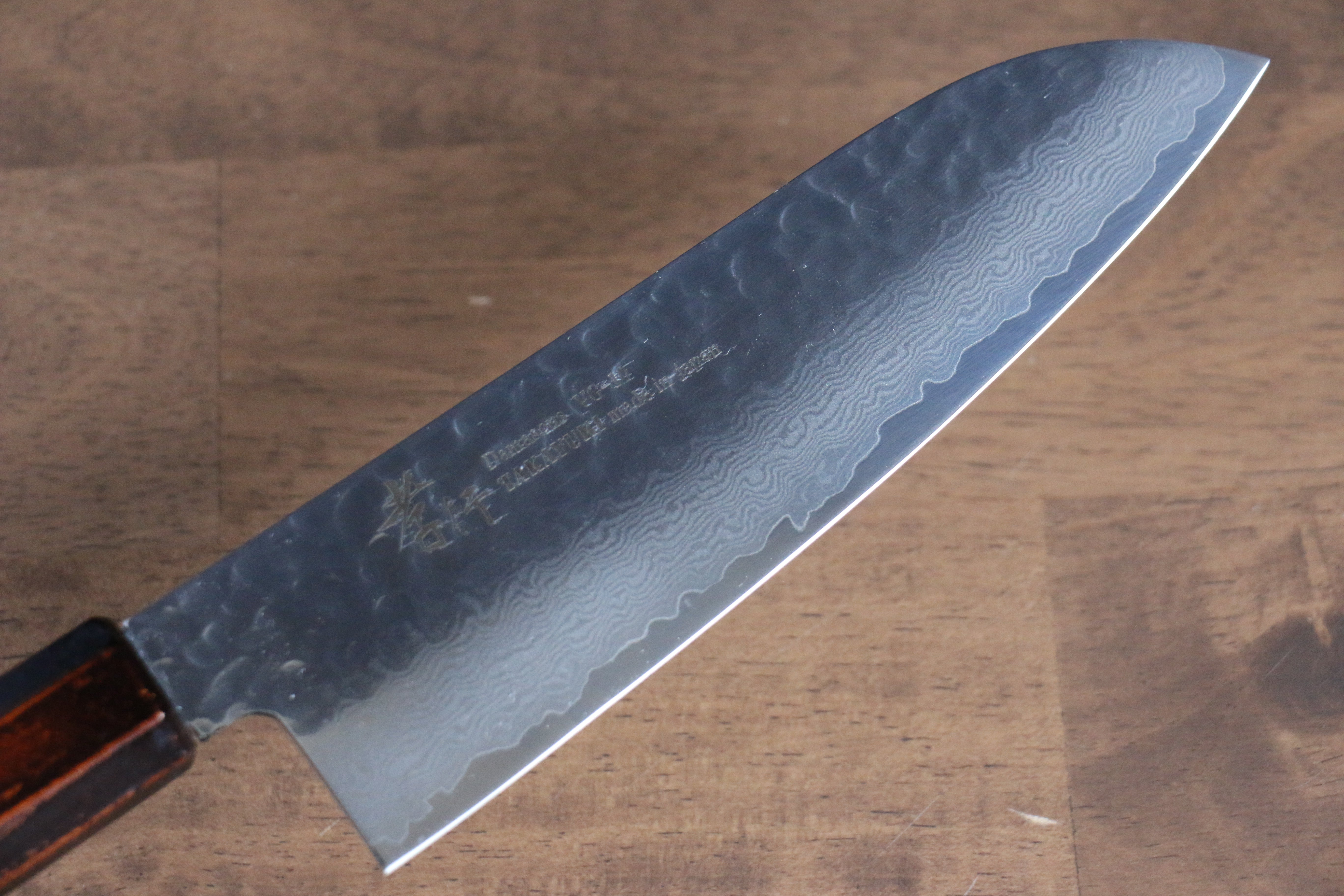 堺 孝行 七色 VG10 33層 三德刀  180mm ABS 樹脂（復古木紋） 握把 - 清助刃物